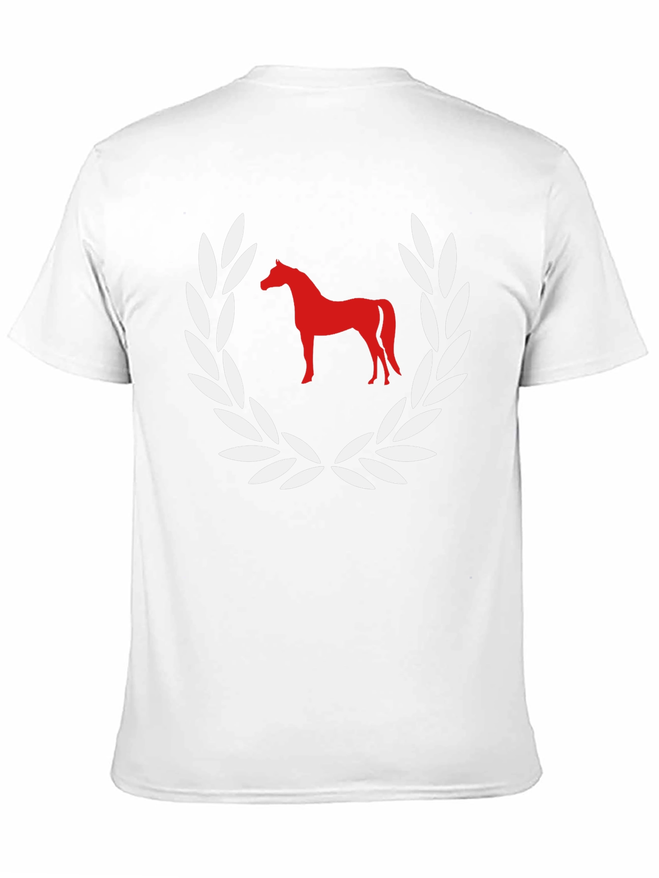 Black Horse Laurel Wreath Graphic Tee - Stylish Casual Shirt view 11