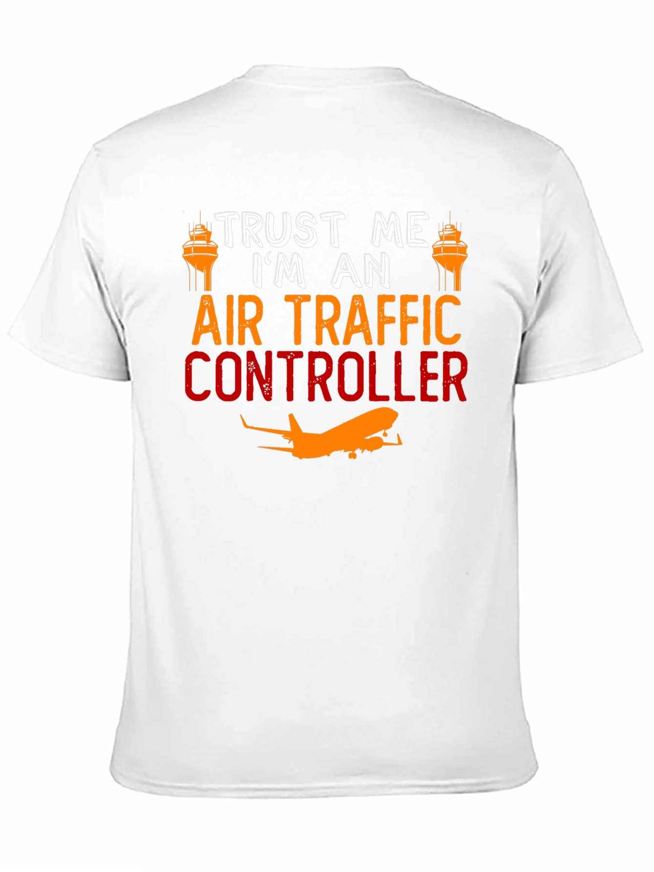 Black Air Traffic Controller T-Shirt - Funny Aviation Gift view 11