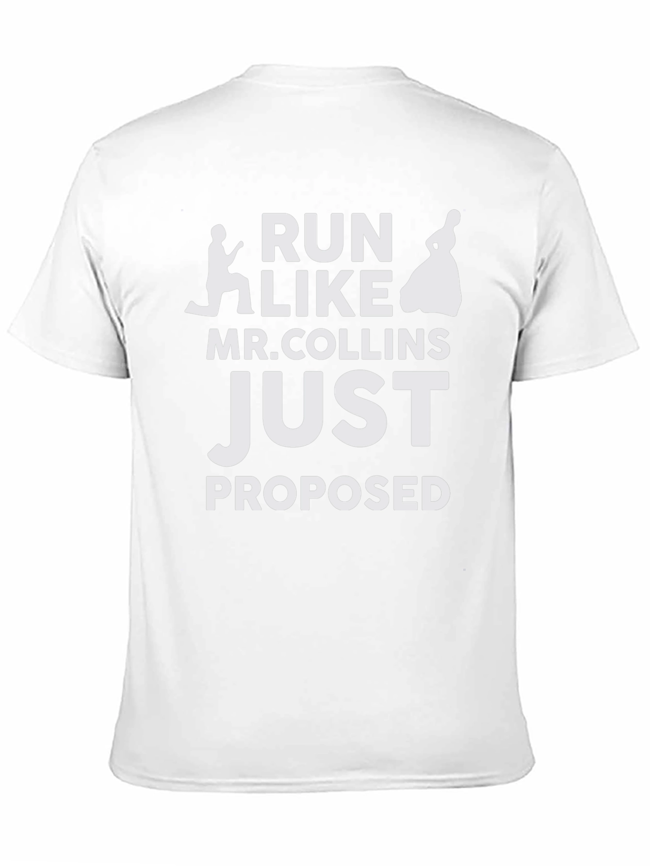 Black Run Like Mr. Collins T-Shirt - Pride and Prejudice view 11