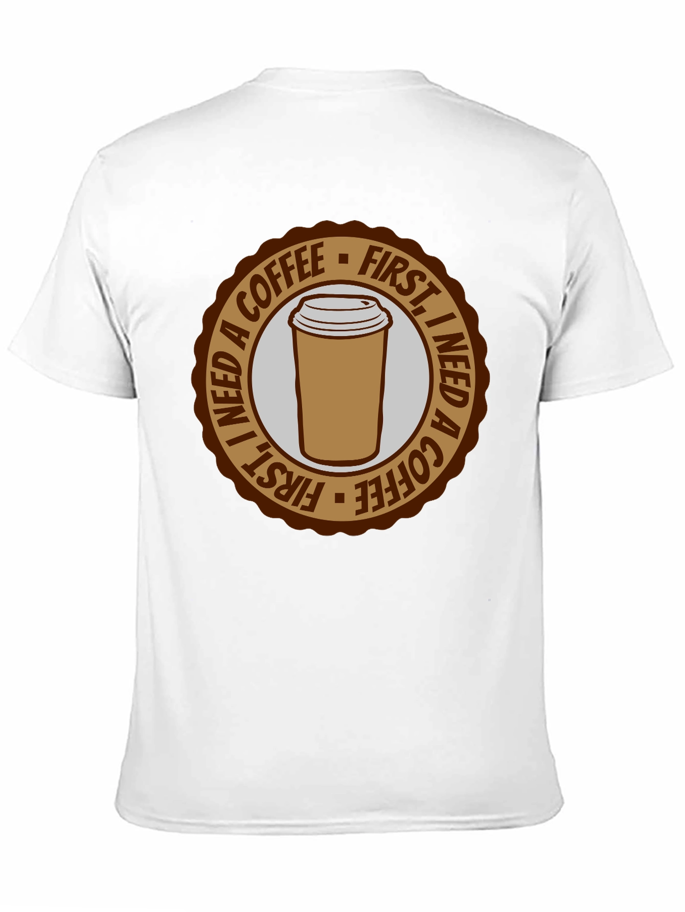 Black Coffee First T-Shirt - Unisex Graphic Tee view 11