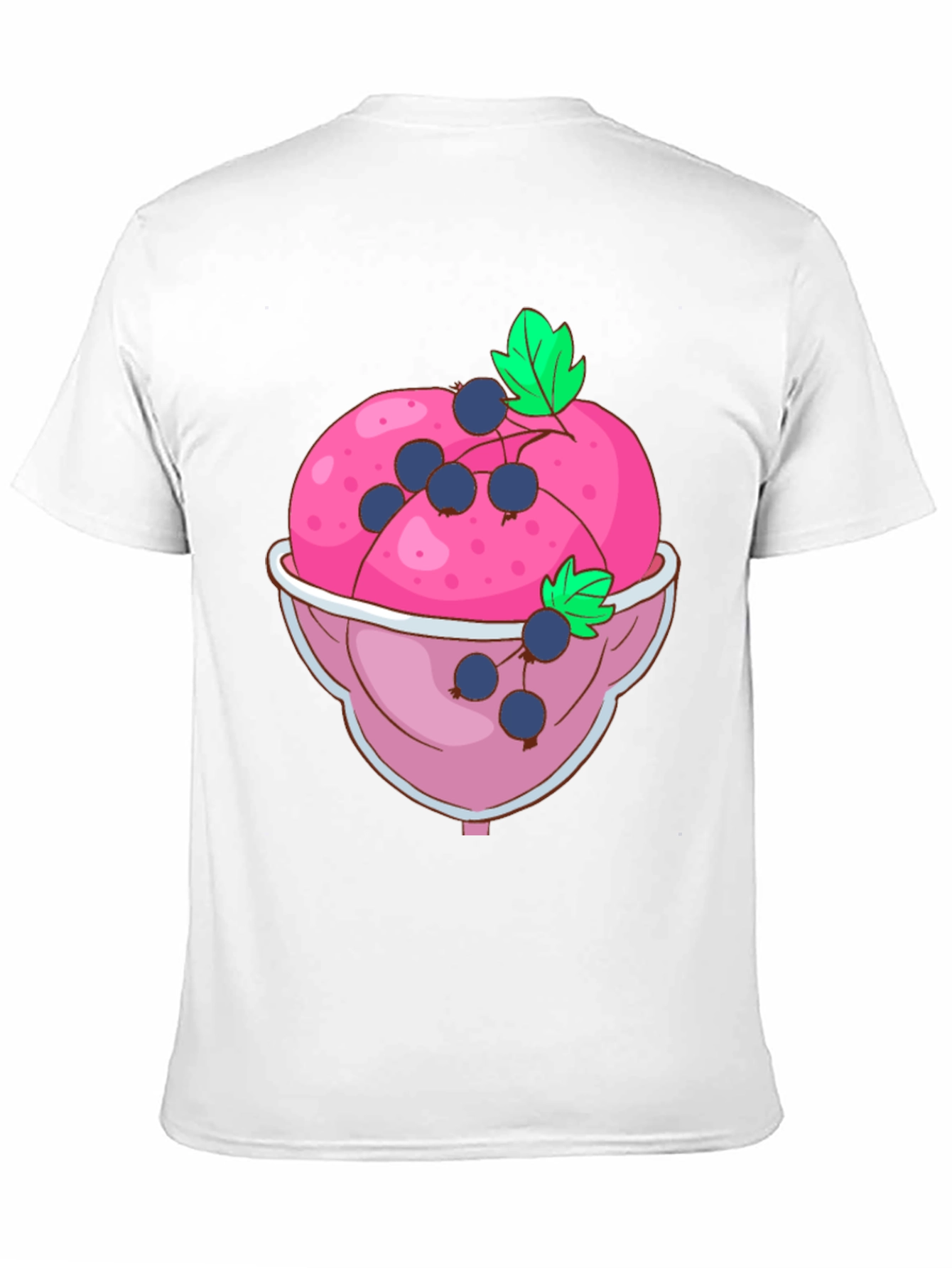 Black Ice Cream Bowl Graphic Tee view 11