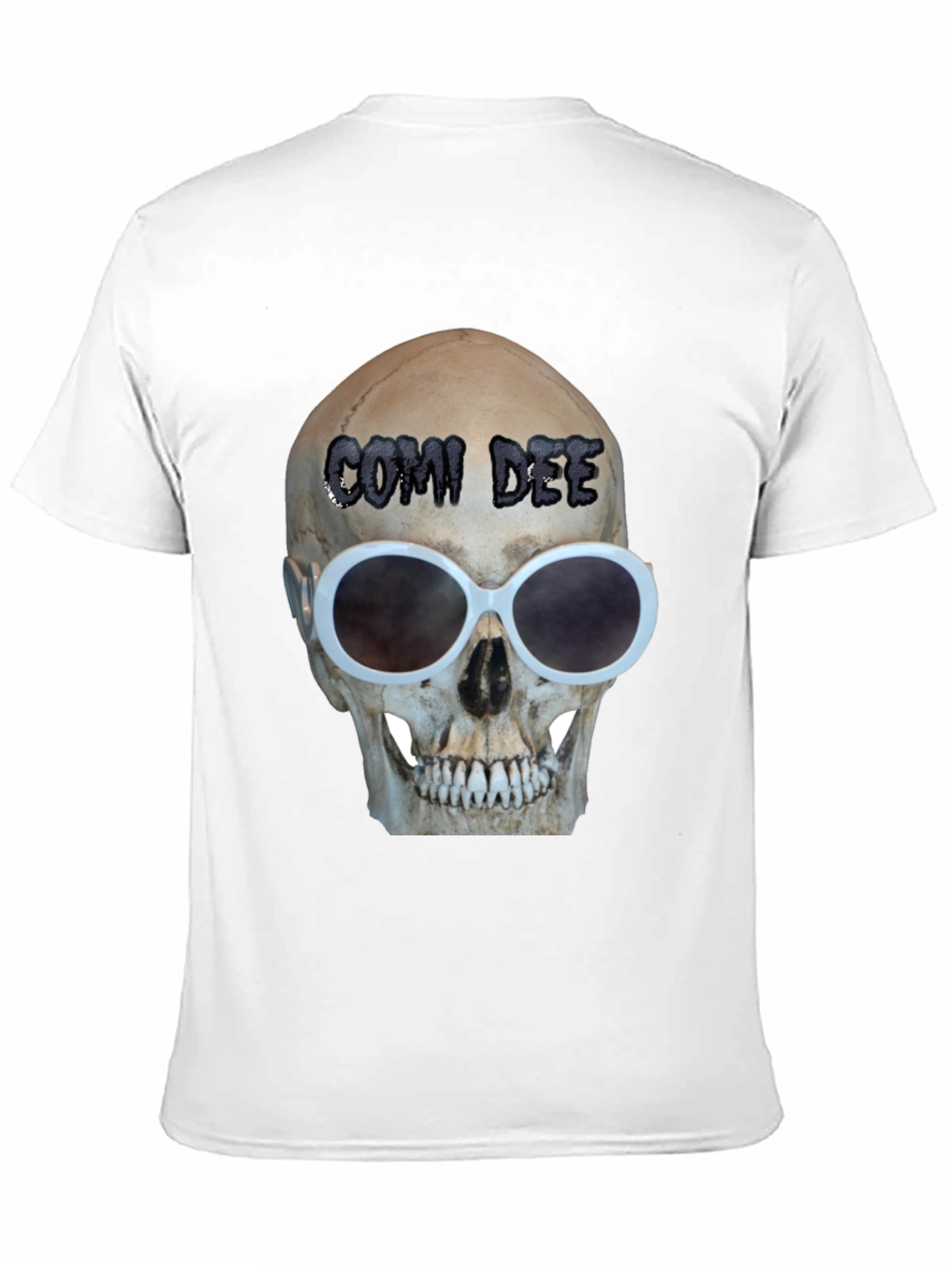 Black Skull Sunglasses T-Shirt - Comi Dee view 11