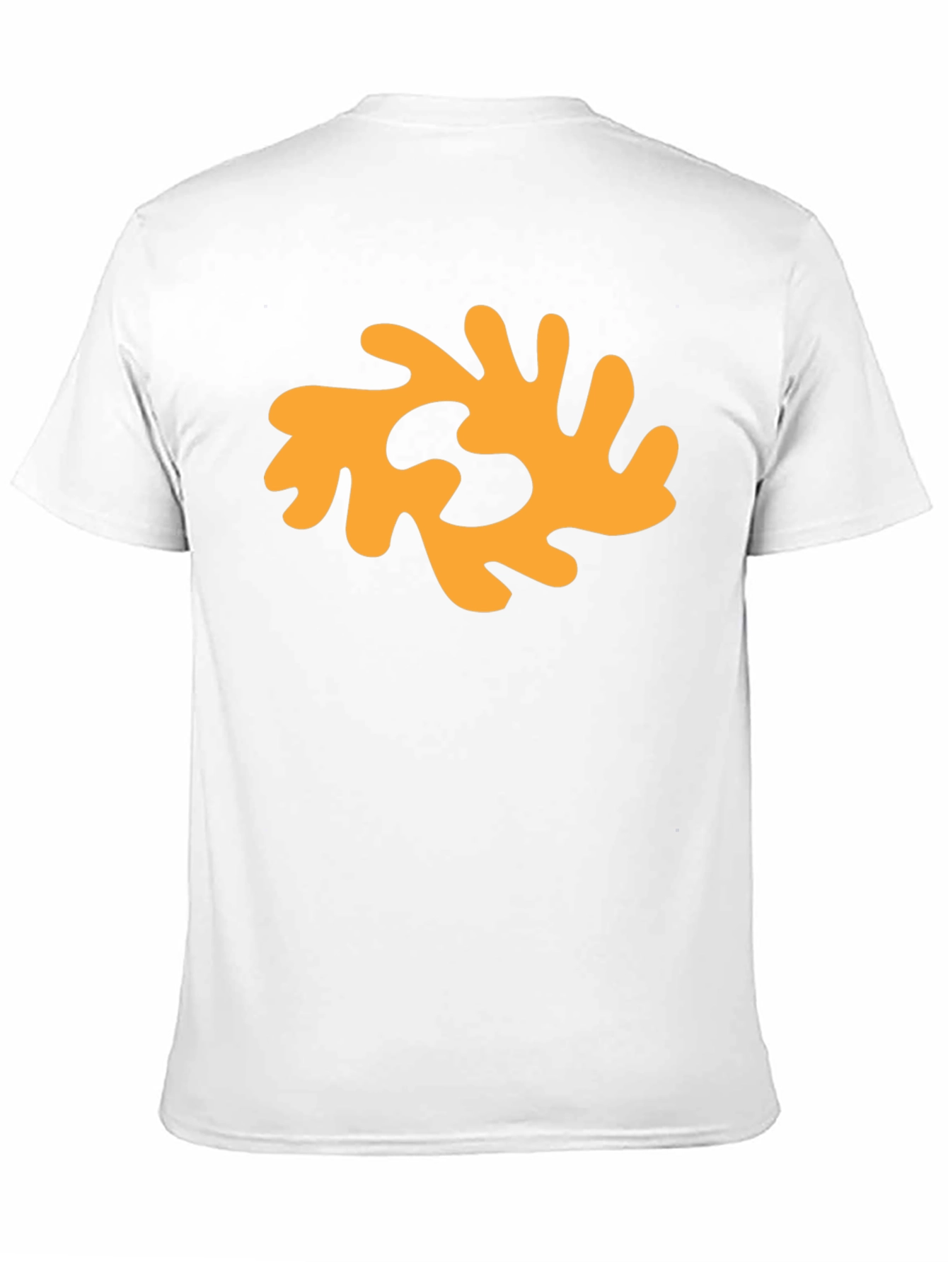 Black Abstract Graphic Tee - Stylish Black Cotton T-Shirt view 11