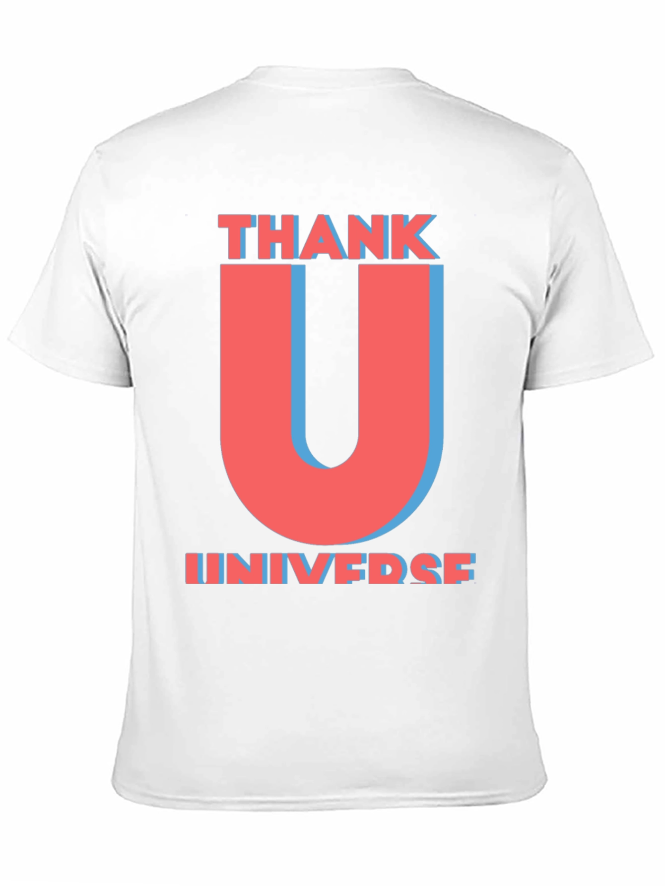 Black Thank U Universe Graphic T-Shirt - Trendy Black Tee view 11