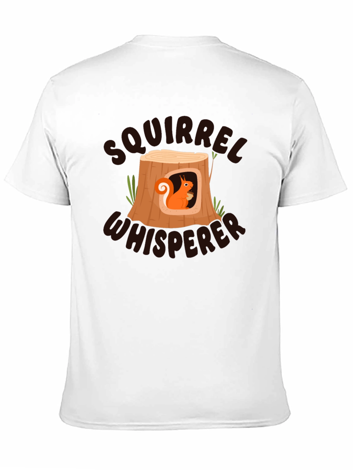 Black Squirrel Whisperer Black T-Shirt - Nature Lover Tee view 11