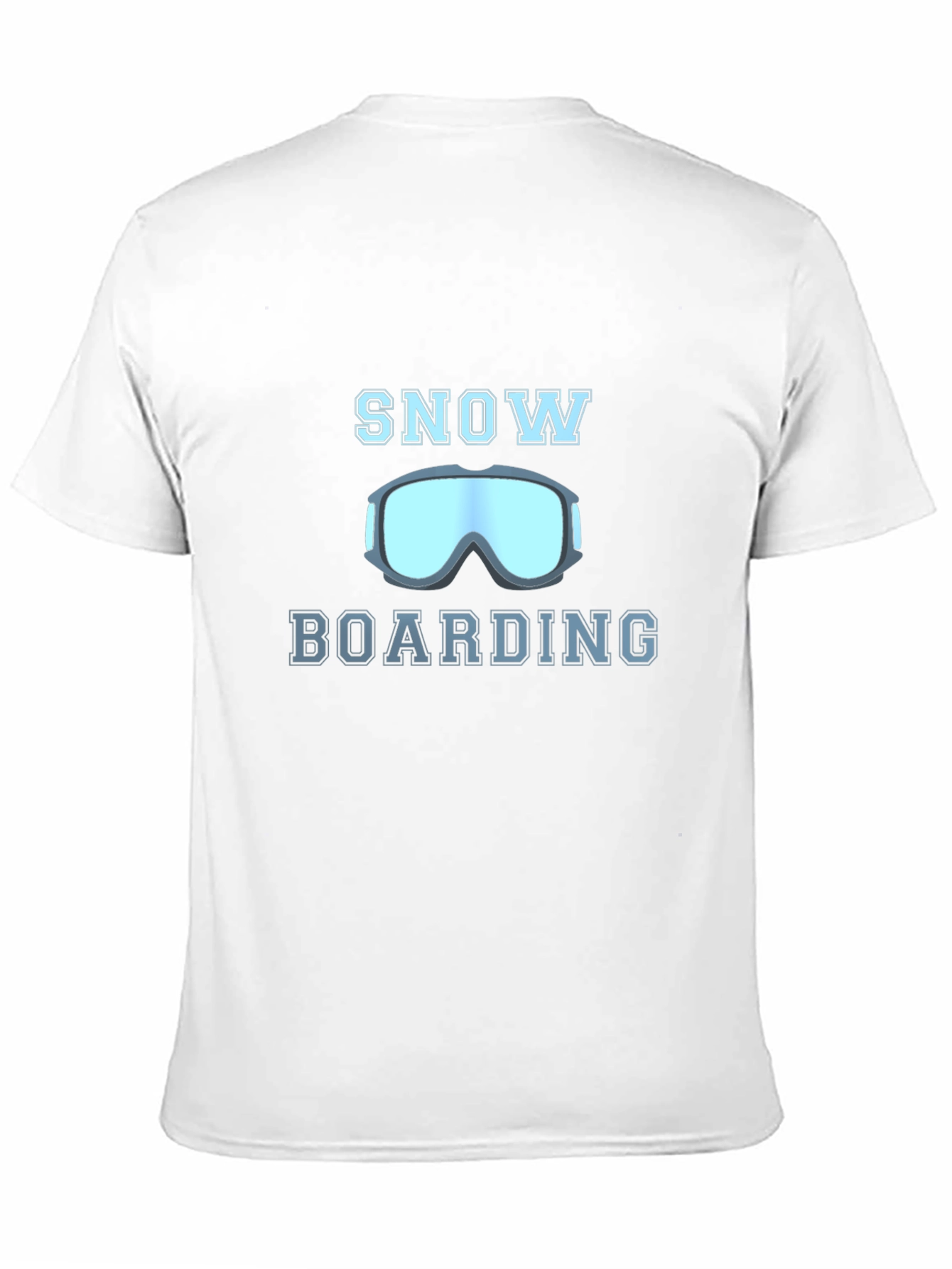 Black Snowboarding Graphic Tee - Black Cotton Blend Shirt view 11