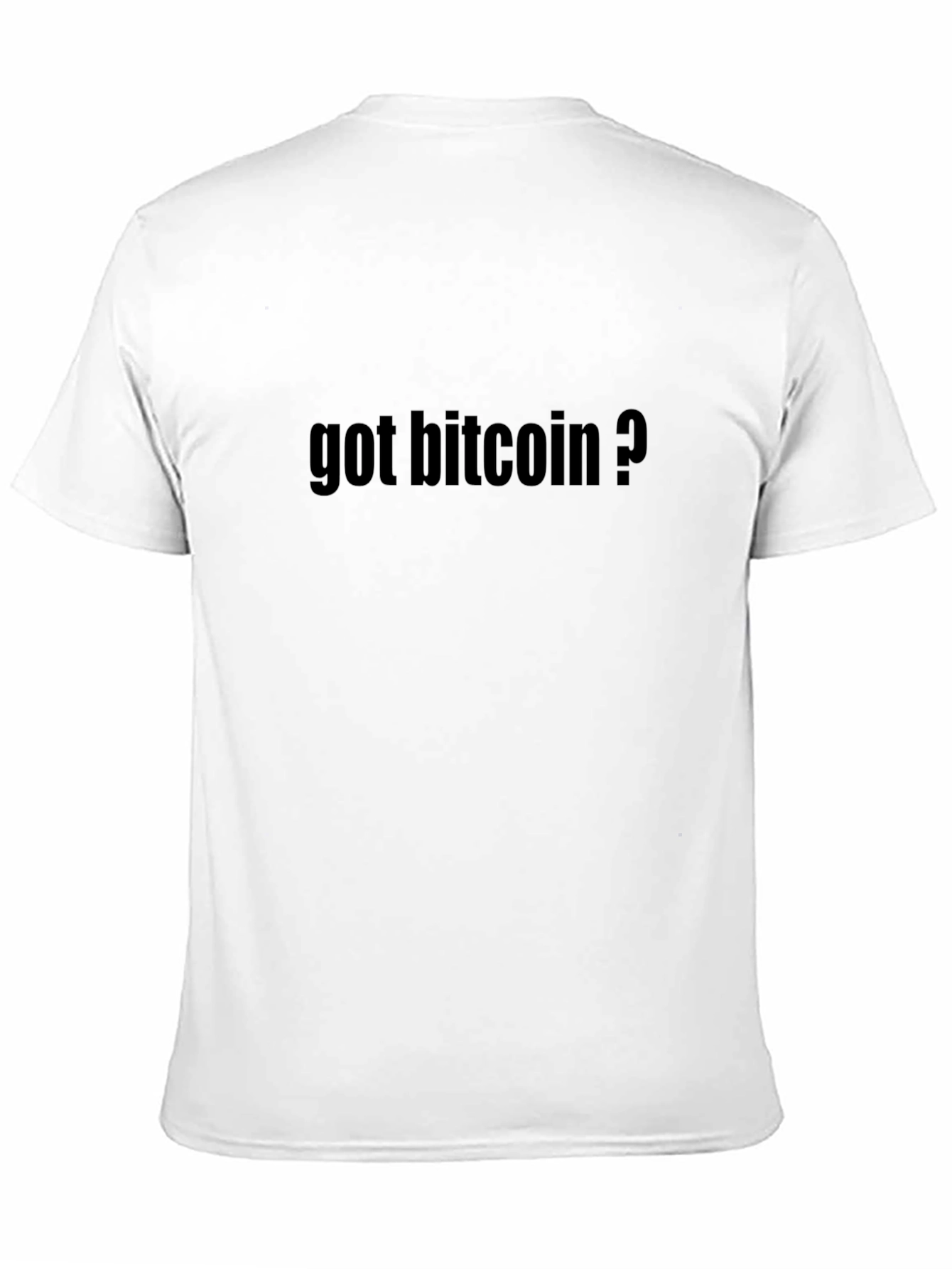 Black Got Bitcoin? Crypto T-Shirt - Black view 11