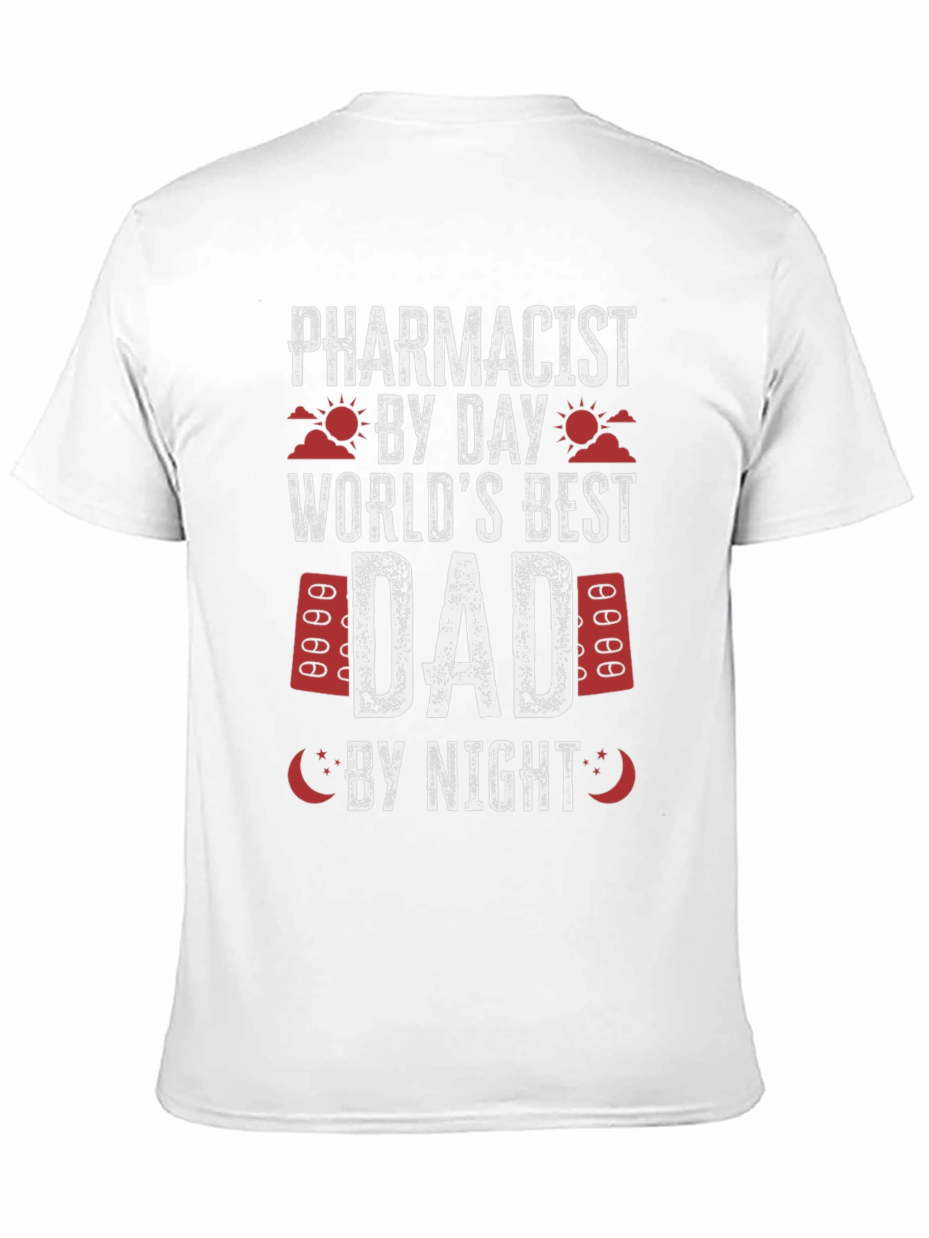 Black Pharmacist Dad T-Shirt - Best Dad Ever view 11