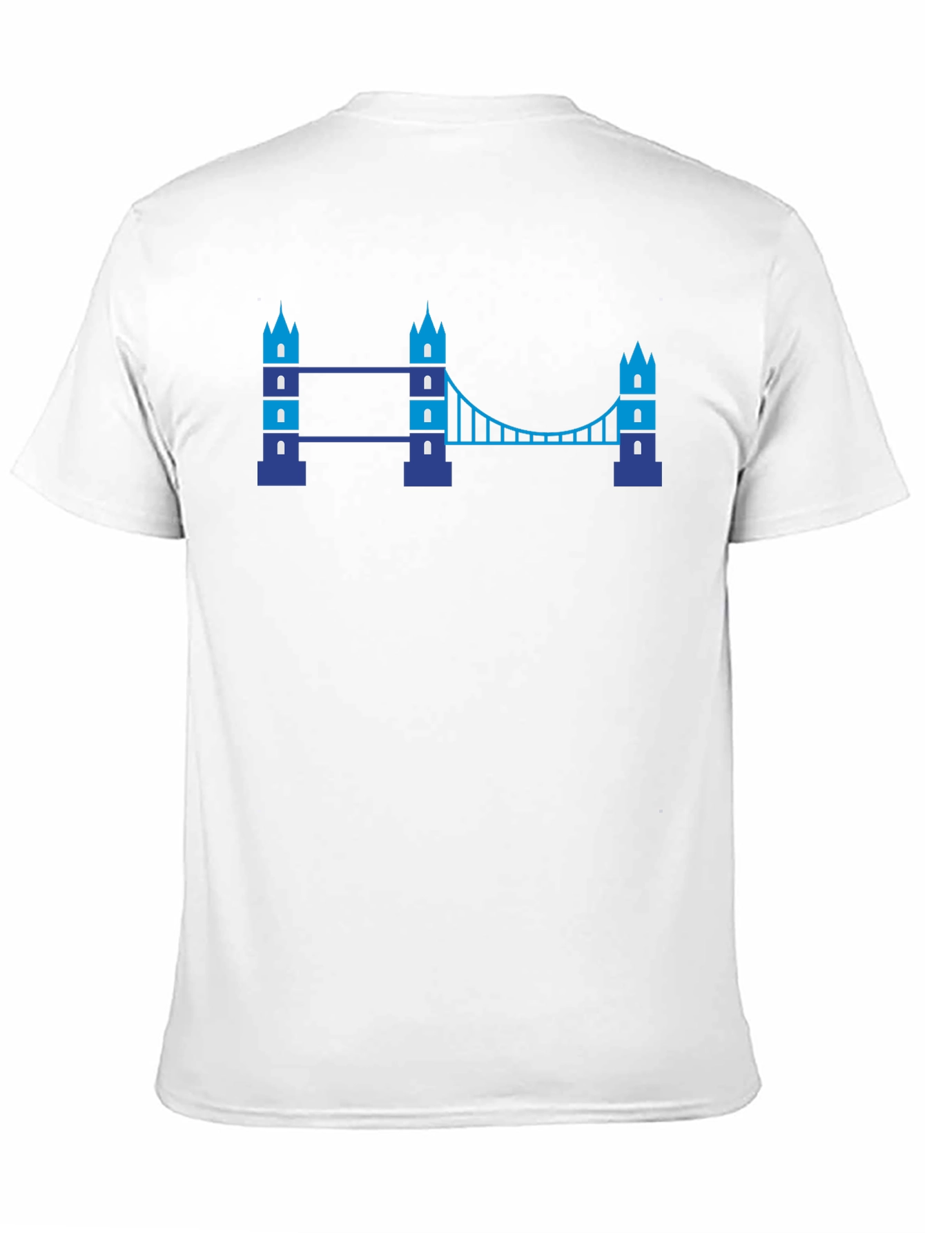 Black London Bridge Graphic Tee - Trendy Black T-Shirt view 11