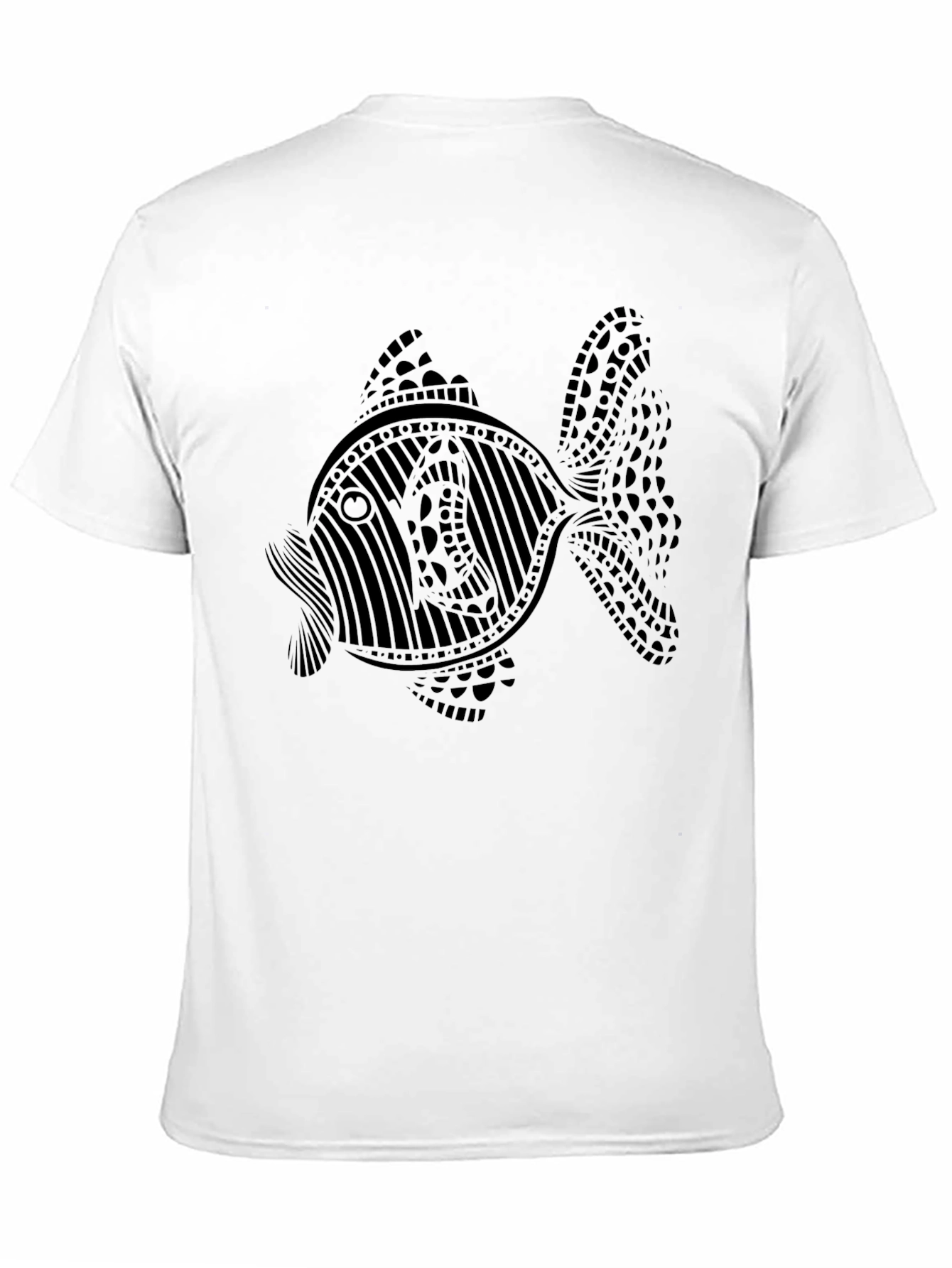 Black Black Fish Graphic T-Shirt view 11