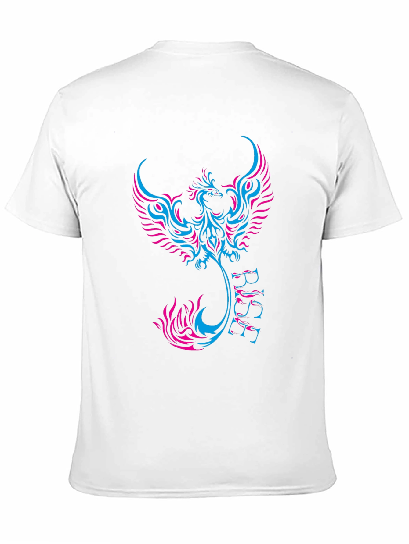 Black Phoenix Rise Graphic Black Tee view 11