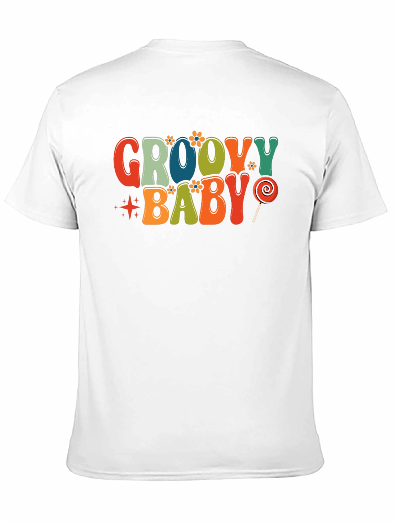 Black Groovy Baby Retro T-Shirt view 11