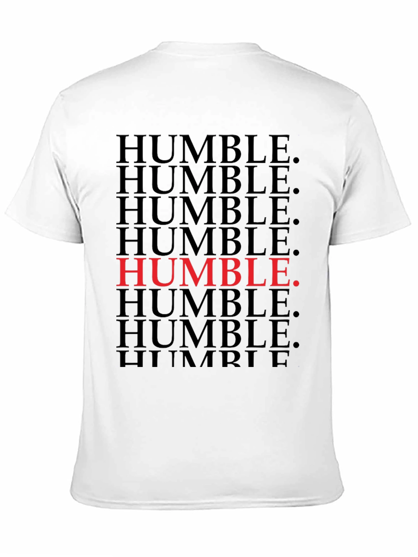 Black Humble T-Shirt - Bold Graphic Design view 11