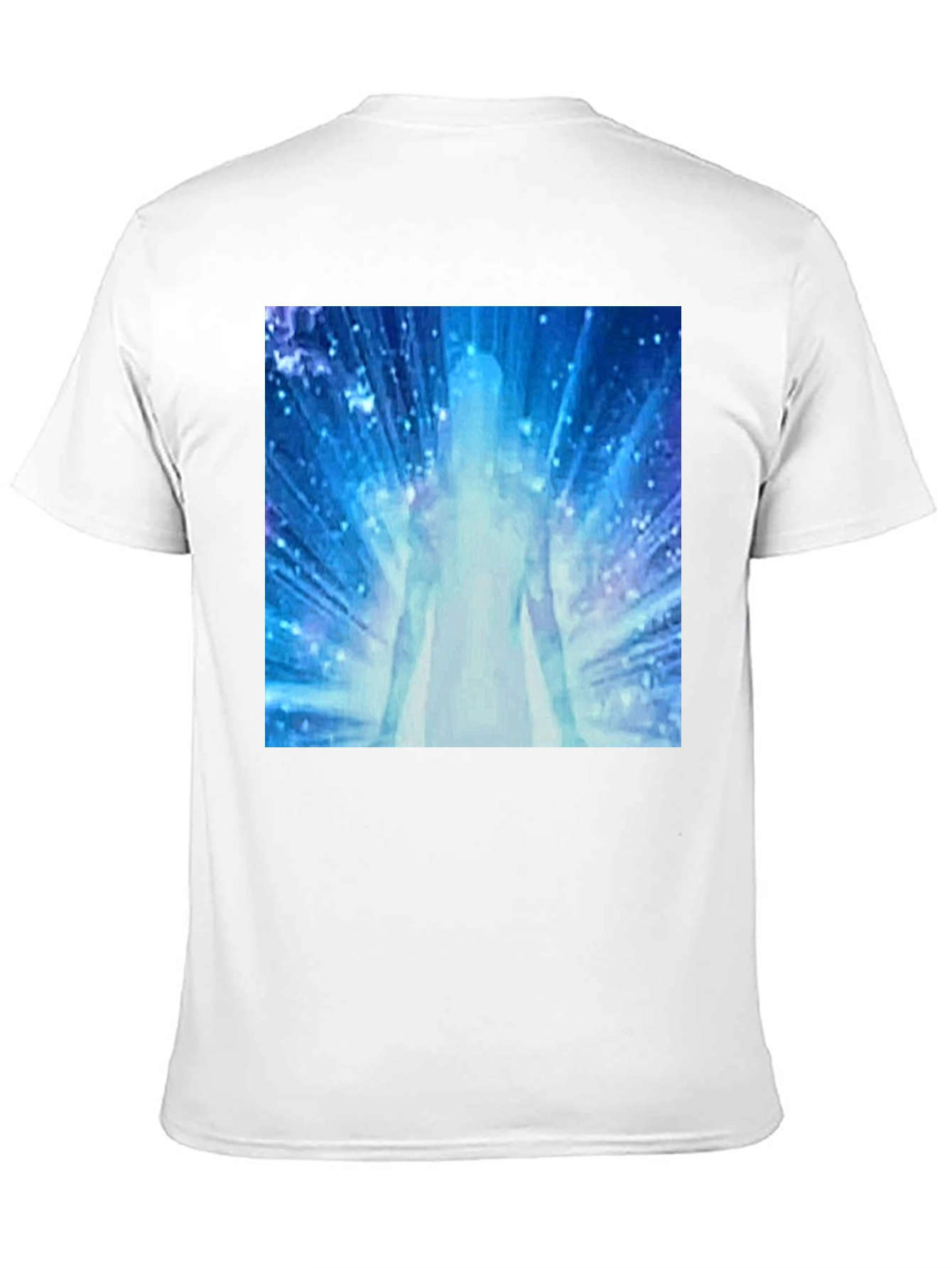 Black Astral Being T-Shirt - Cosmic Energy Design view 11