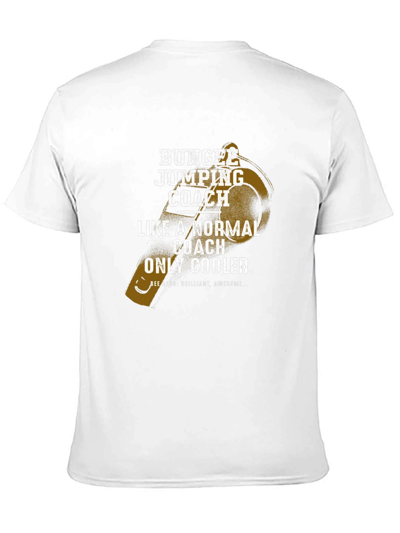Bungee Jumping Coach Graphic Tee - Cool Coach Shirt - 11