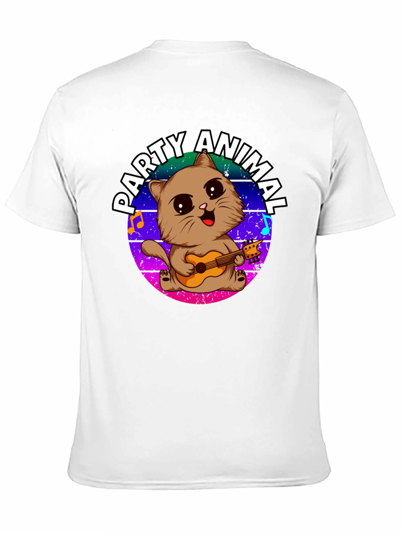 Black Party Animal Cat T-Shirt view 11