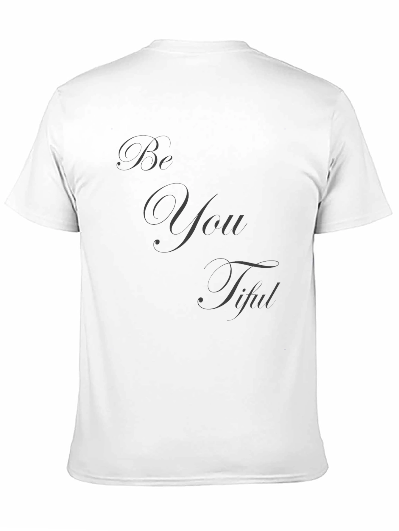 Black Be You Tiful Black Tee - Stylish Comfort view 11