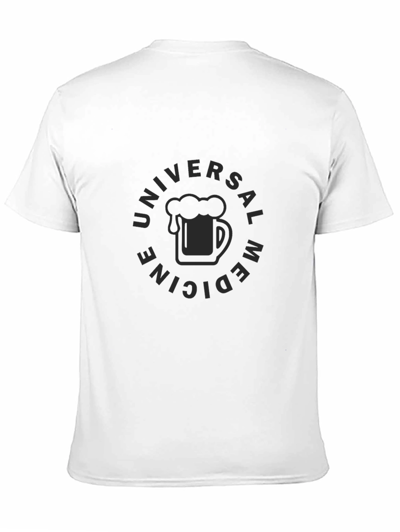 Black Universal Medicine Beer Graphic T-Shirt - Black view 11