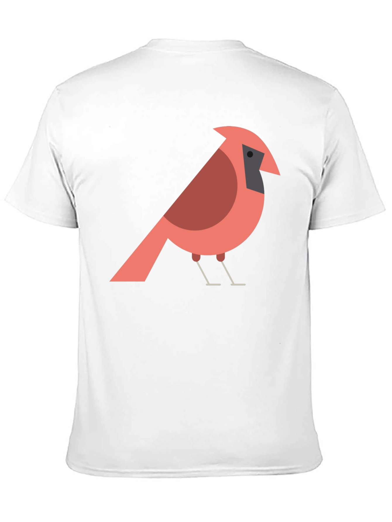 Black Cardinal Bird Graphic T-Shirt - Casual Cotton Tee view 11