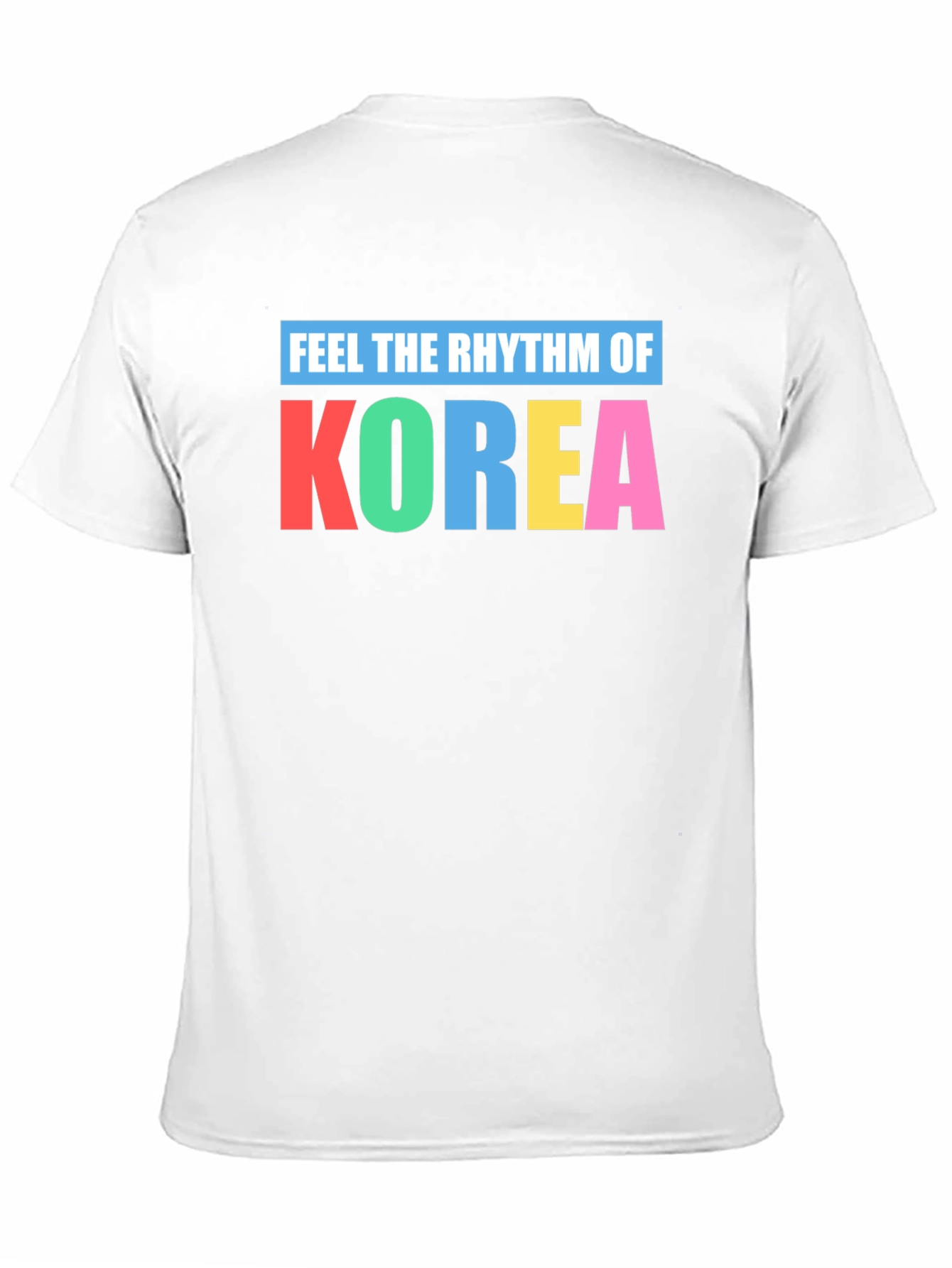 Black Feel the Rhythm of Korea T-Shirt view 11