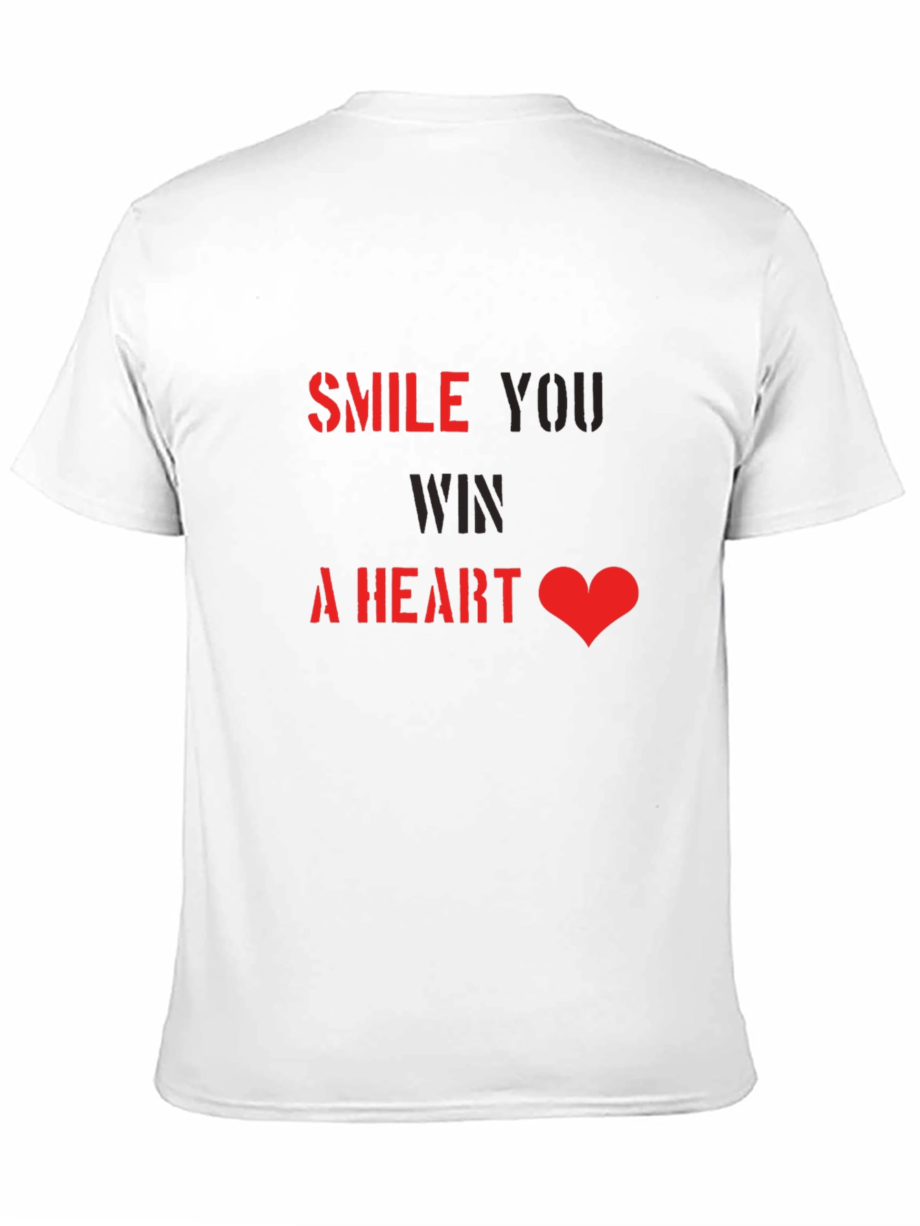 Black Smile Win a Heart T-Shirt view 11