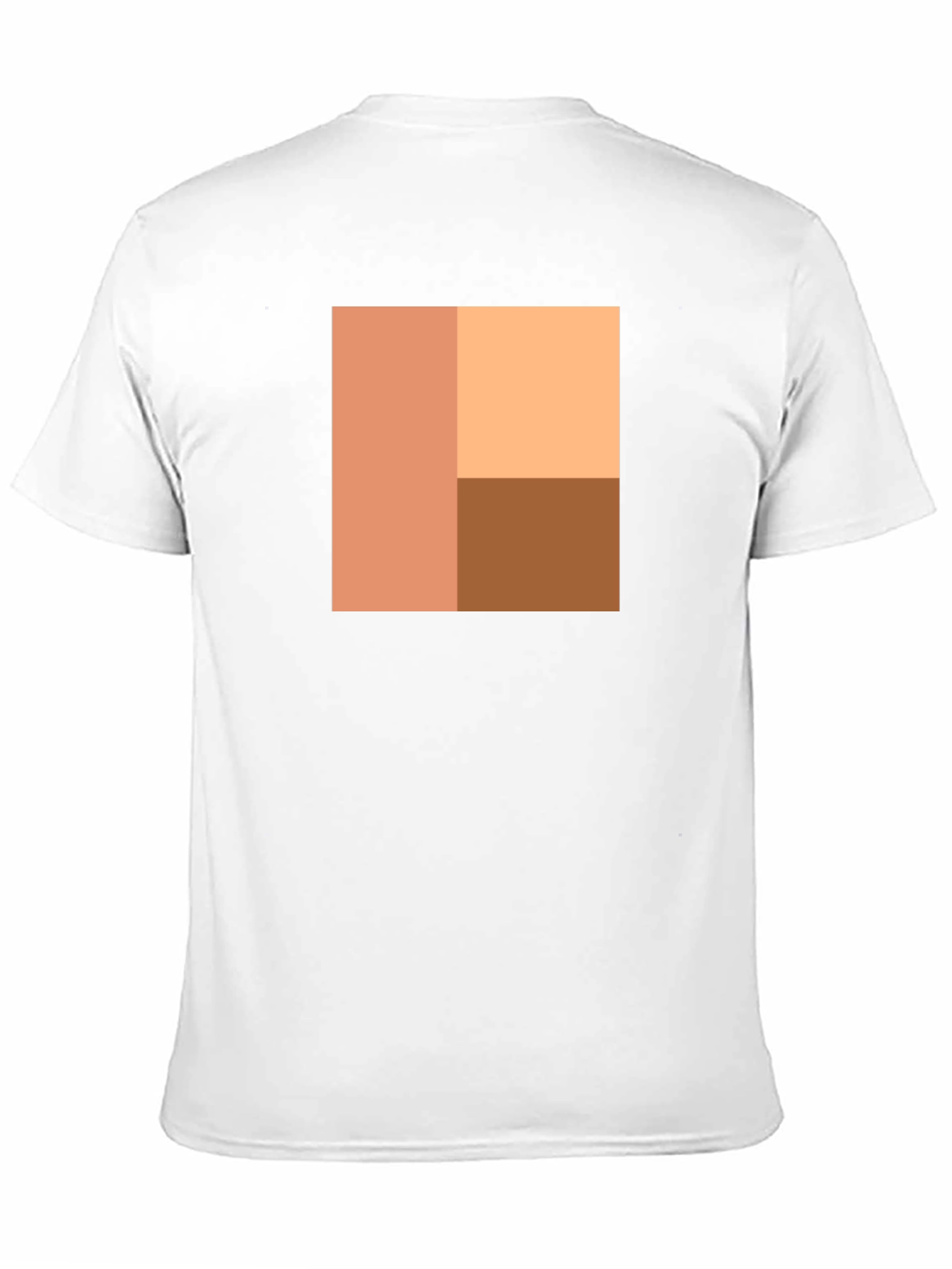 Black Modern Minimalist Geometric Graphic T-Shirt view 11