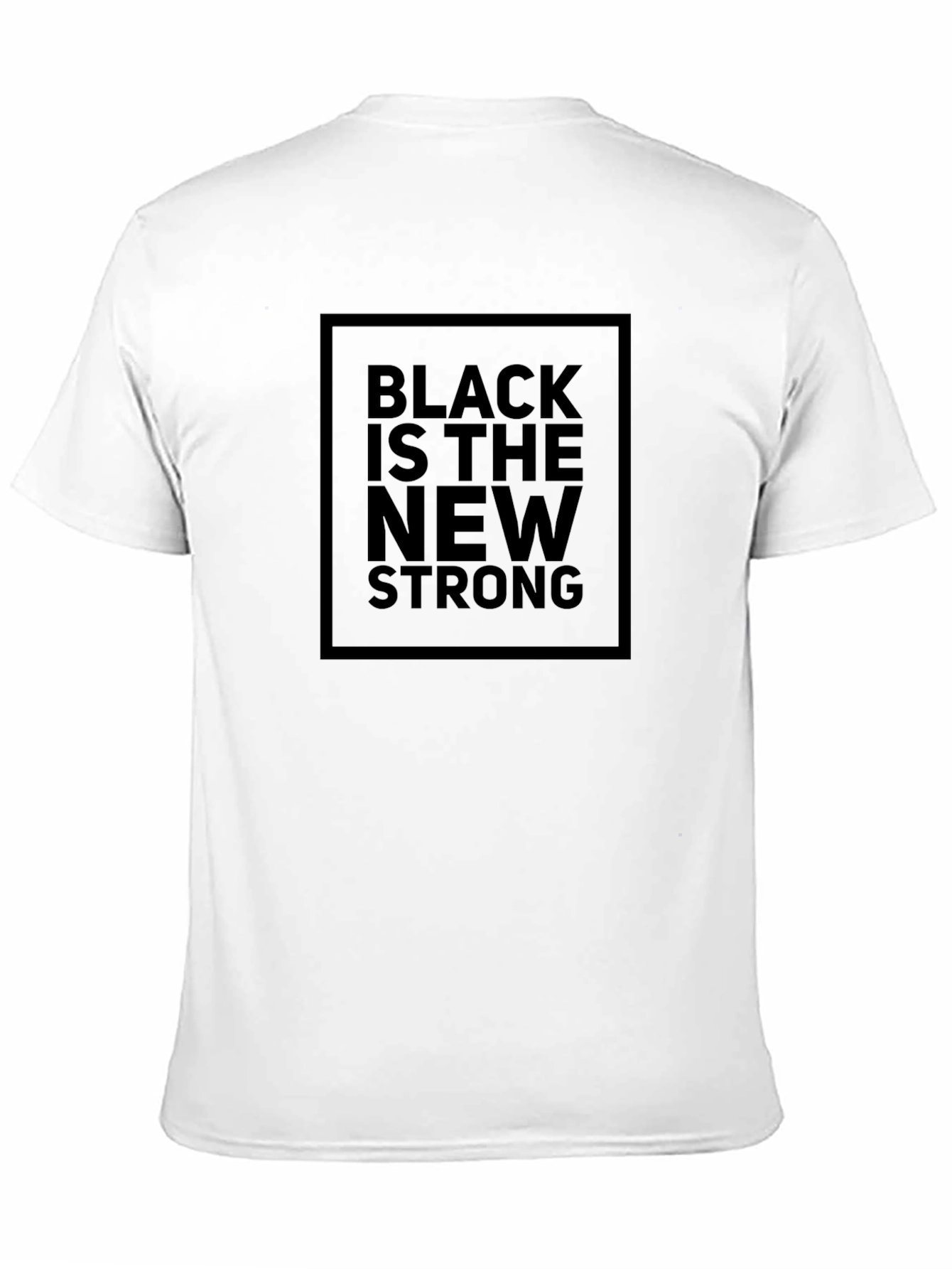 Black Black is the New Strong Graphic Tee - Stylish Comfort view 11