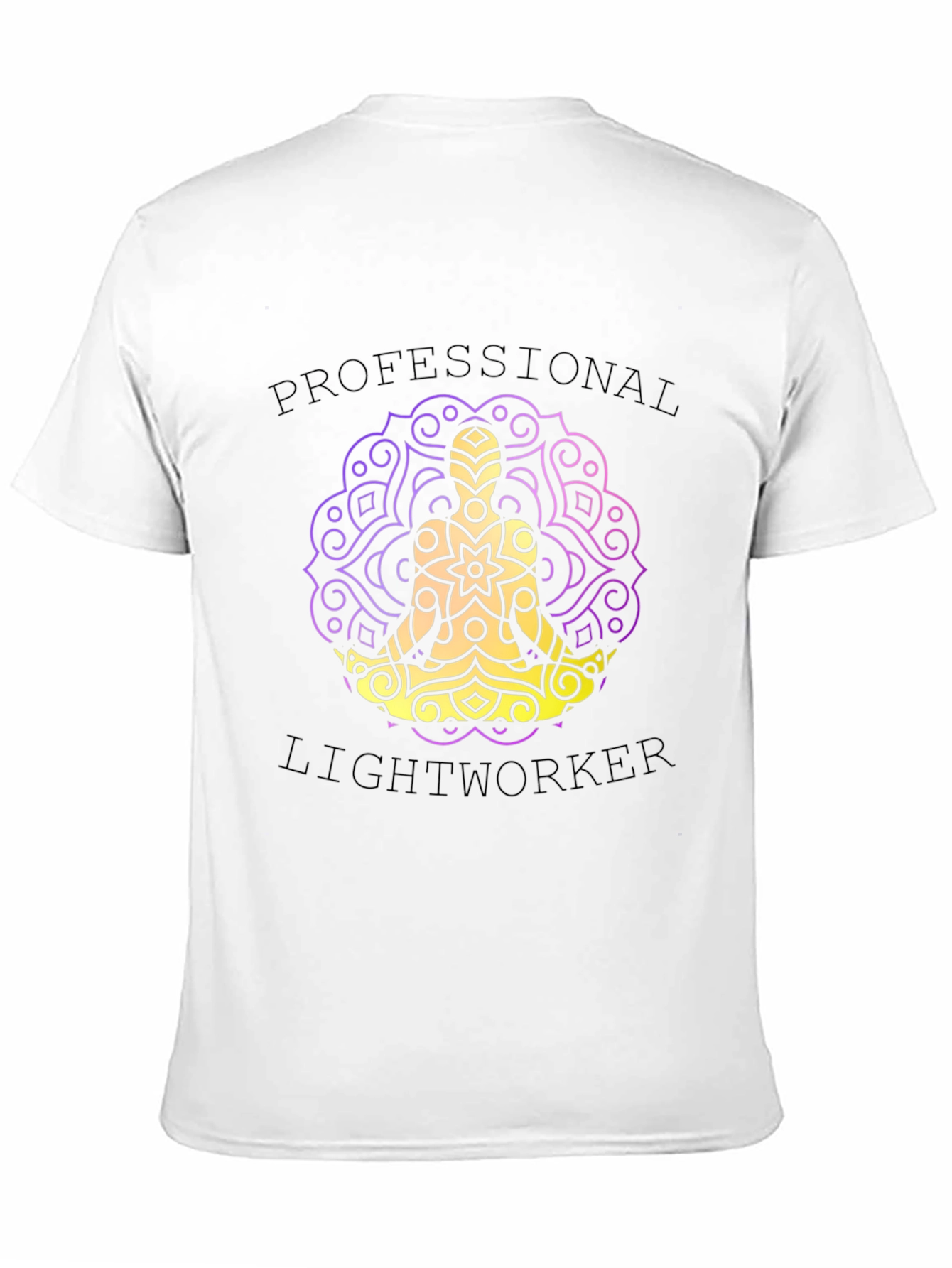 Black Professional Lightworker Graphic T-Shirt view 11