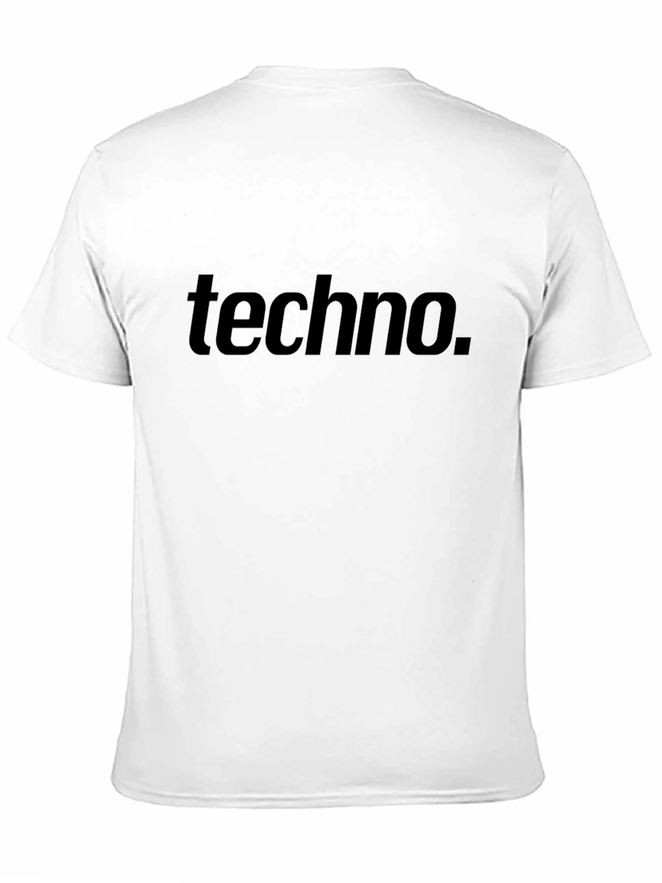 Black Techno T-Shirt - Stylish Black Tee view 11
