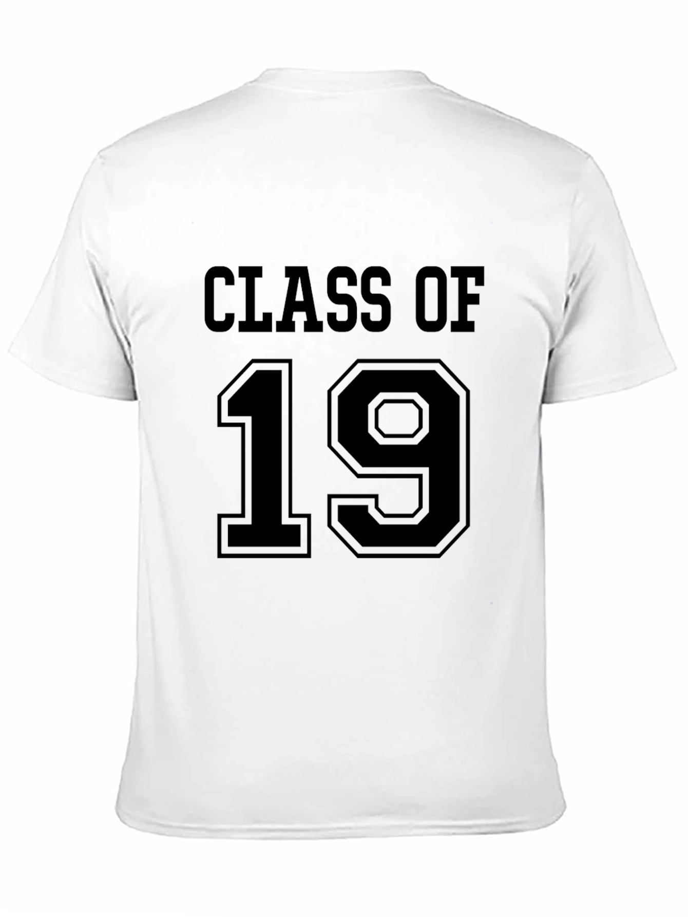 Black Class Of '19 Black Crew Neck T-Shirt view 11