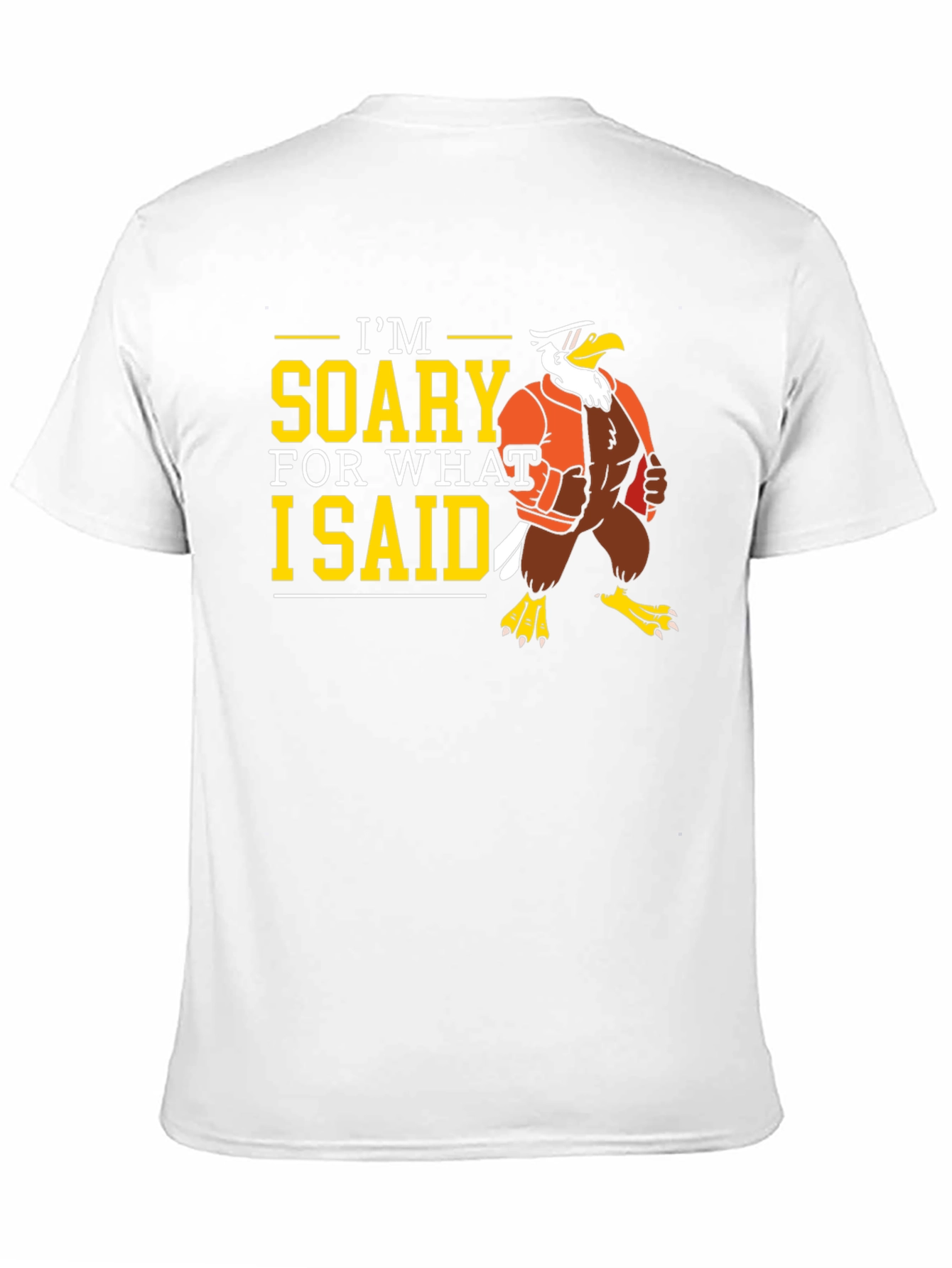 Black I'm Soary Funny Graphic T-Shirt view 11