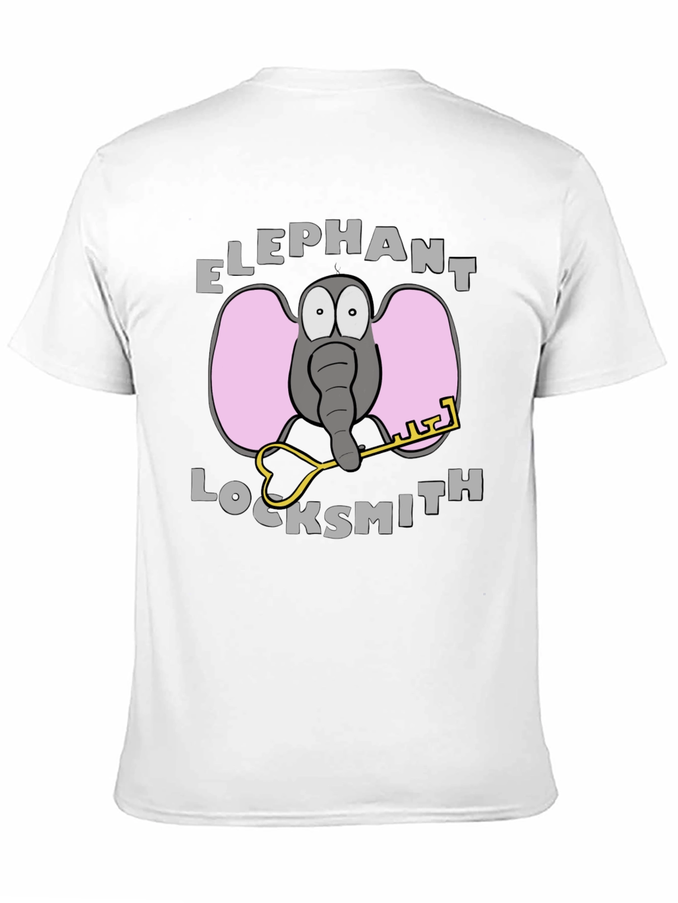 Black Elephant Locksmith Graphic T-Shirt view 11
