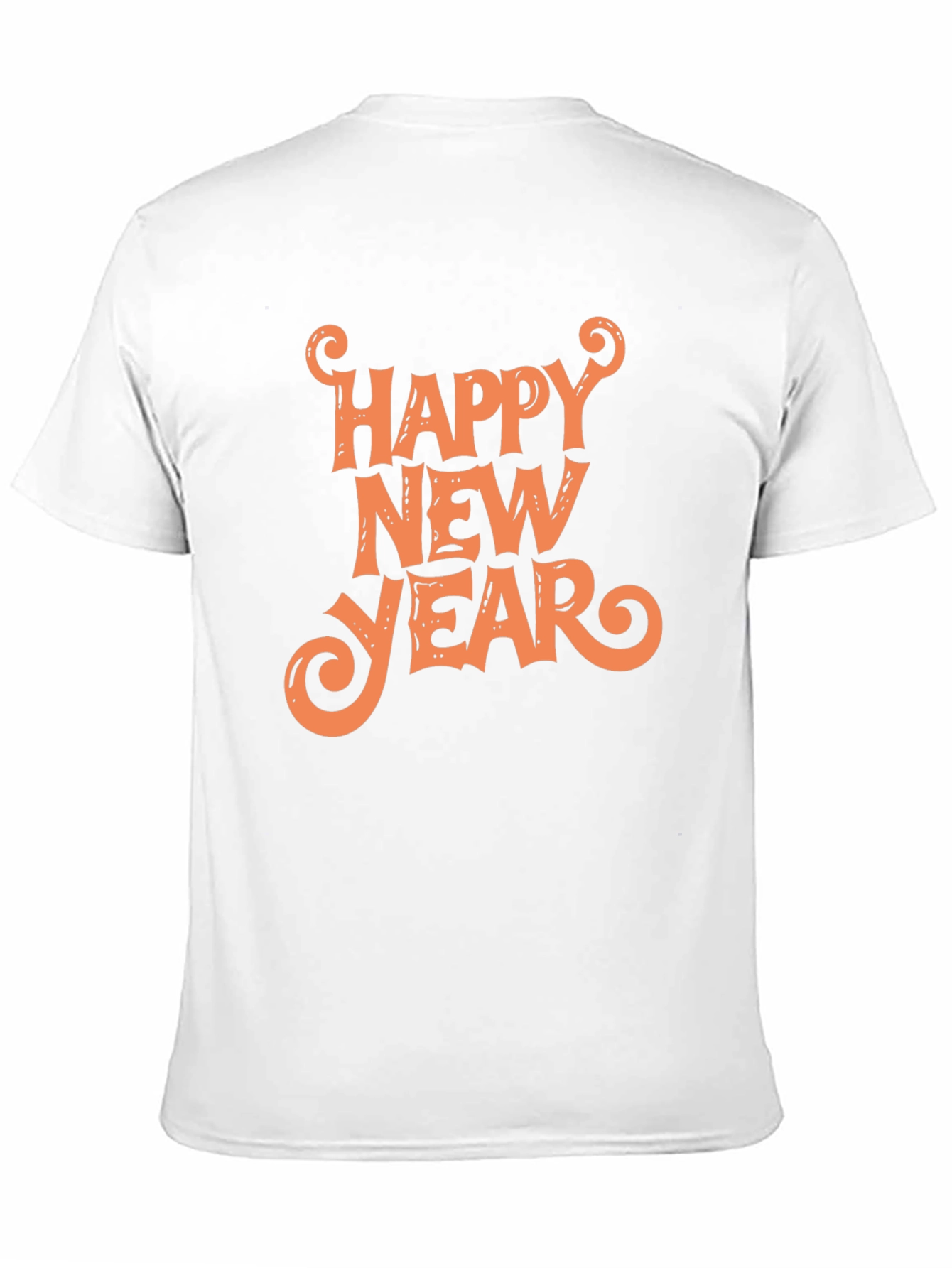 Black Happy New Year Graphic Tee - Black Unisex T-Shirt view 11