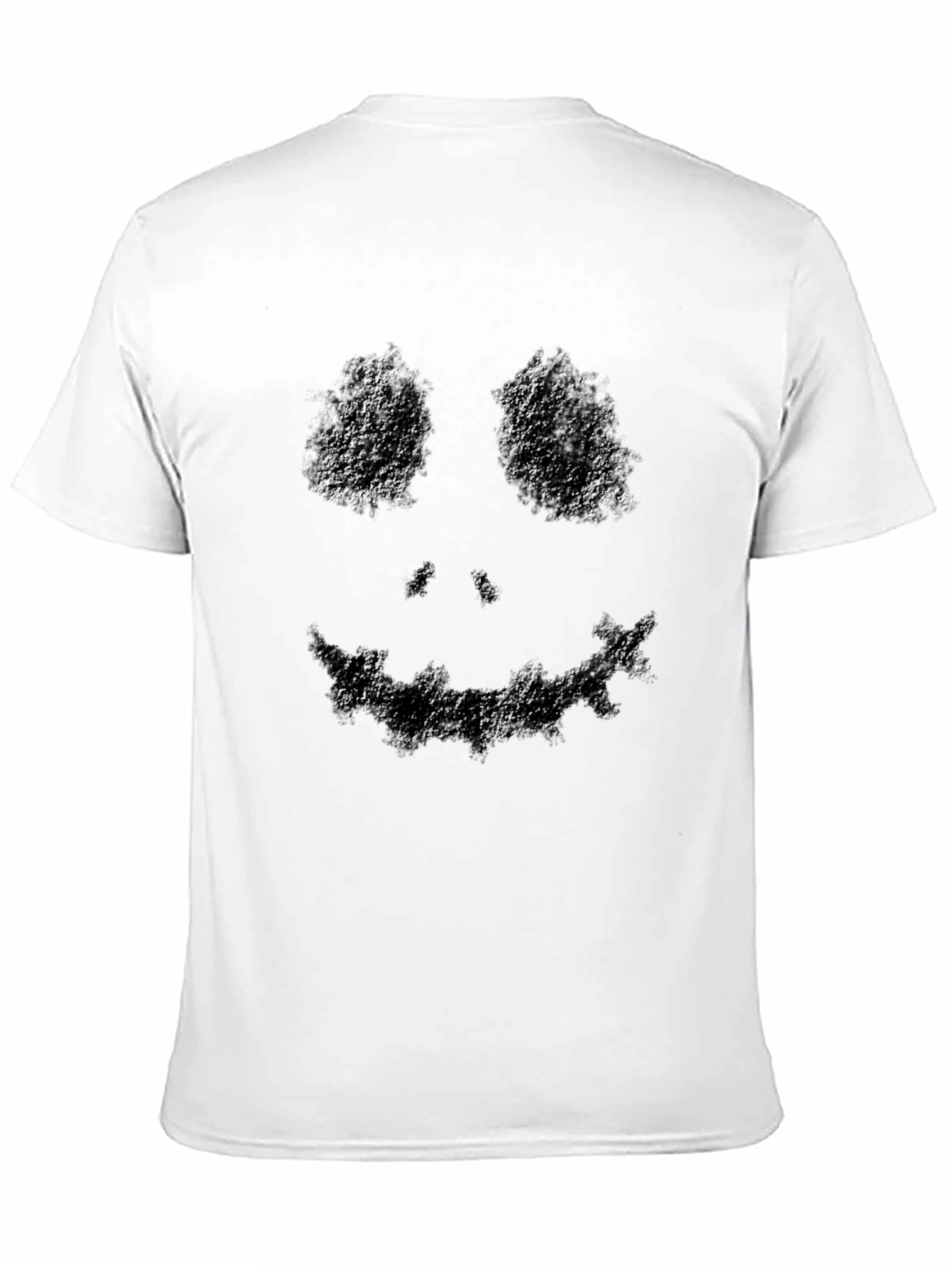 Spooky Smile Graphic Black T-Shirt - 11