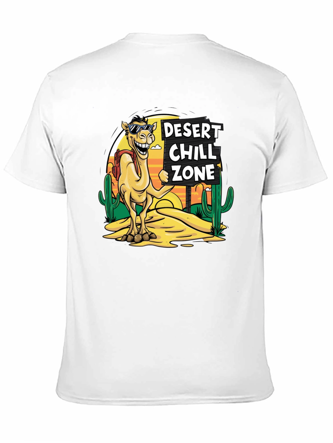 Black Desert Chill Zone Camel T-Shirt - Black view 11