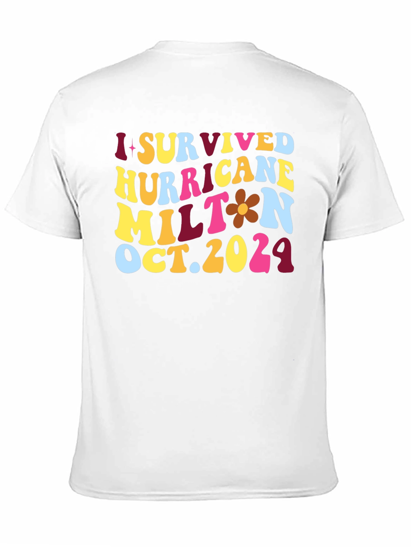 Black I Survived Hurricane Milton T-Shirt view 11