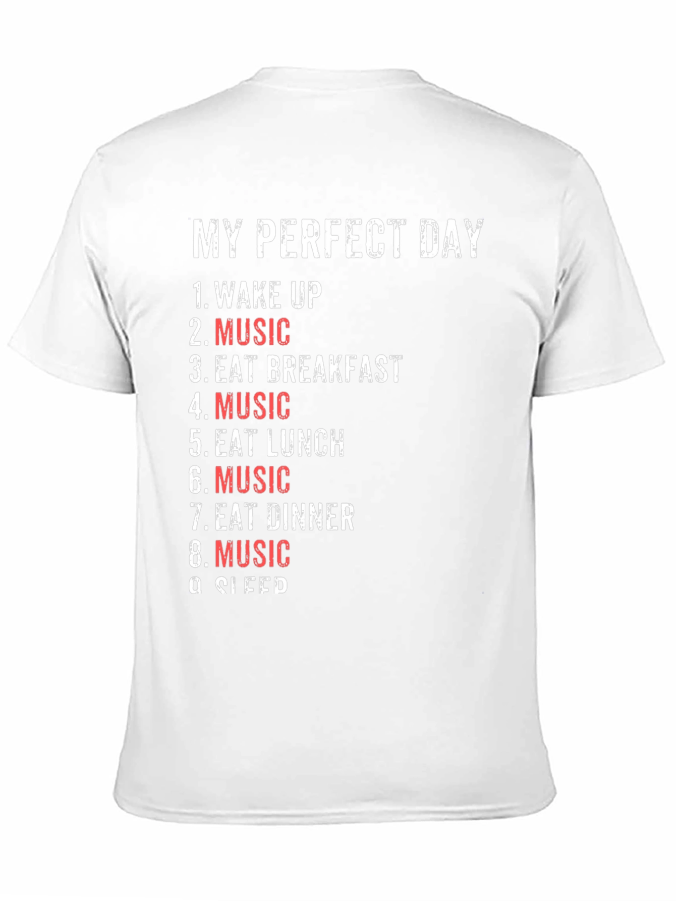 Black My Perfect Day - Music Lover's T-Shirt view 11