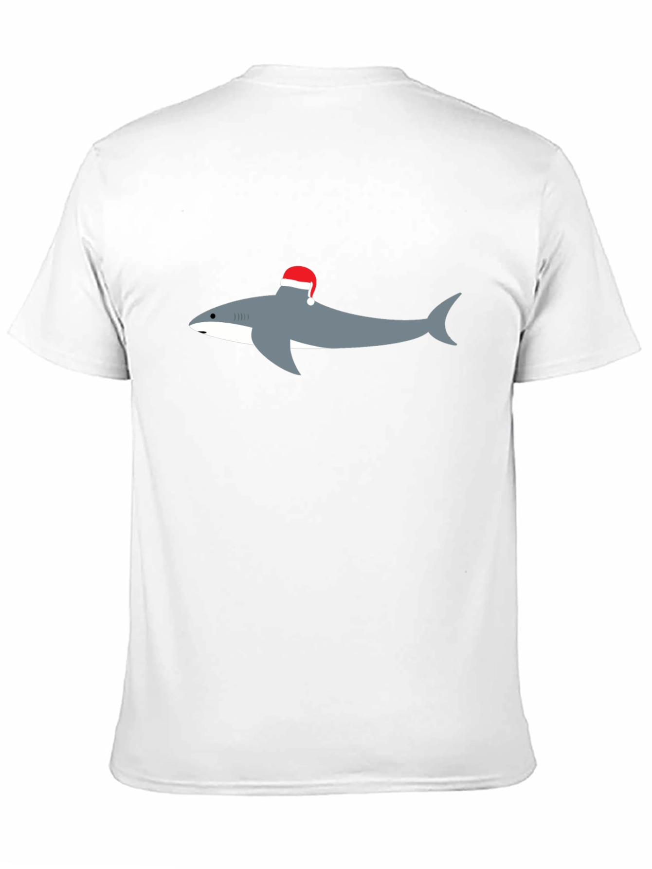Black Shark Christmas T-Shirt - Holiday Gift view 11