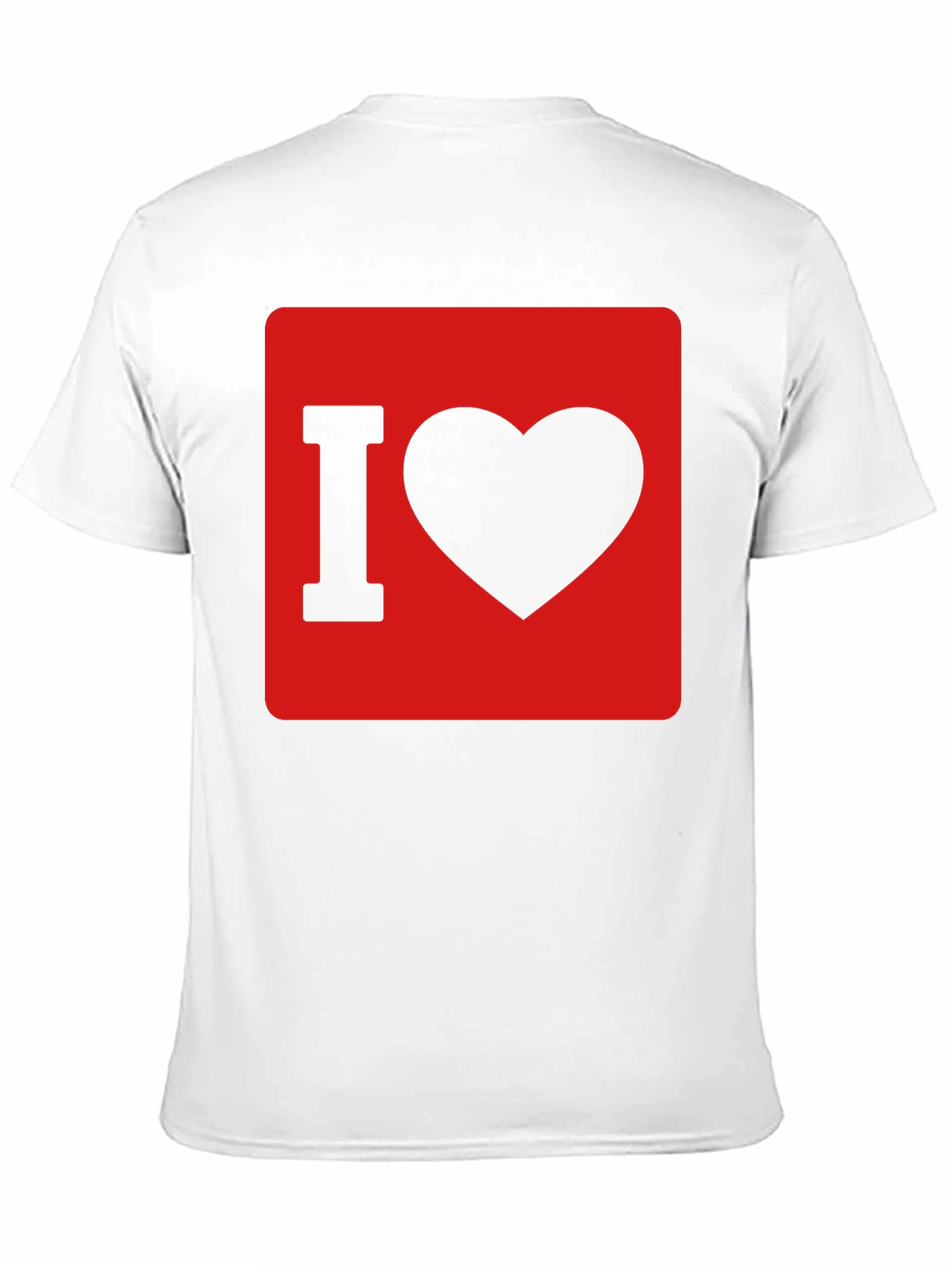 Black I Love Heart Graphic T-Shirt - Black Cotton Tee view 11