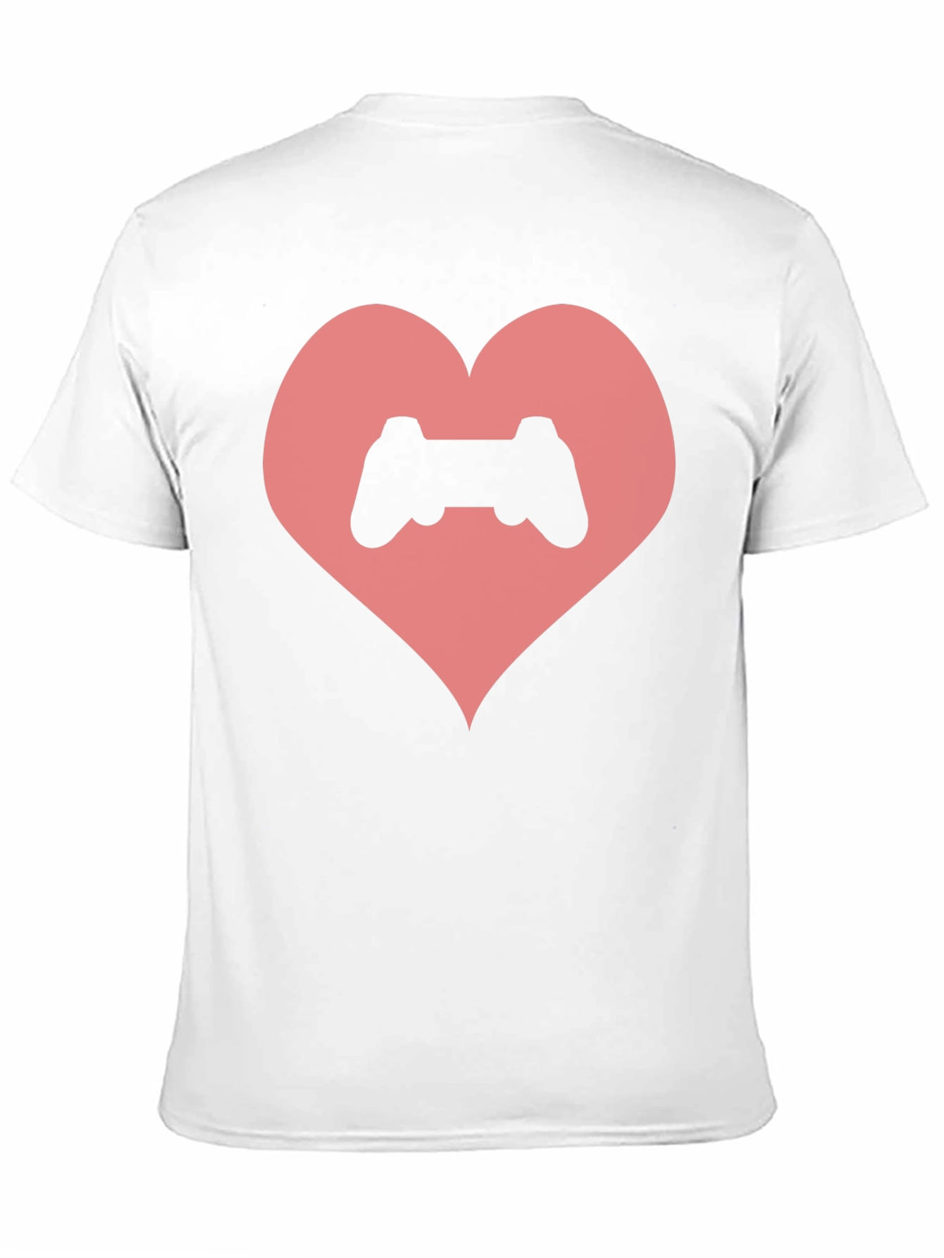 Black Gamer Heart T-Shirt - Love Gaming Tee view 11