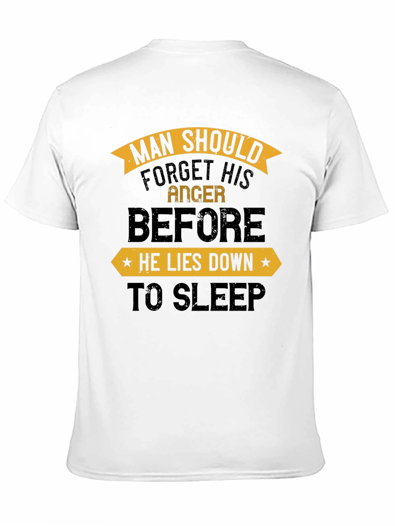 Black Man Should Forget Anger Before Sleep T-Shirt view 11