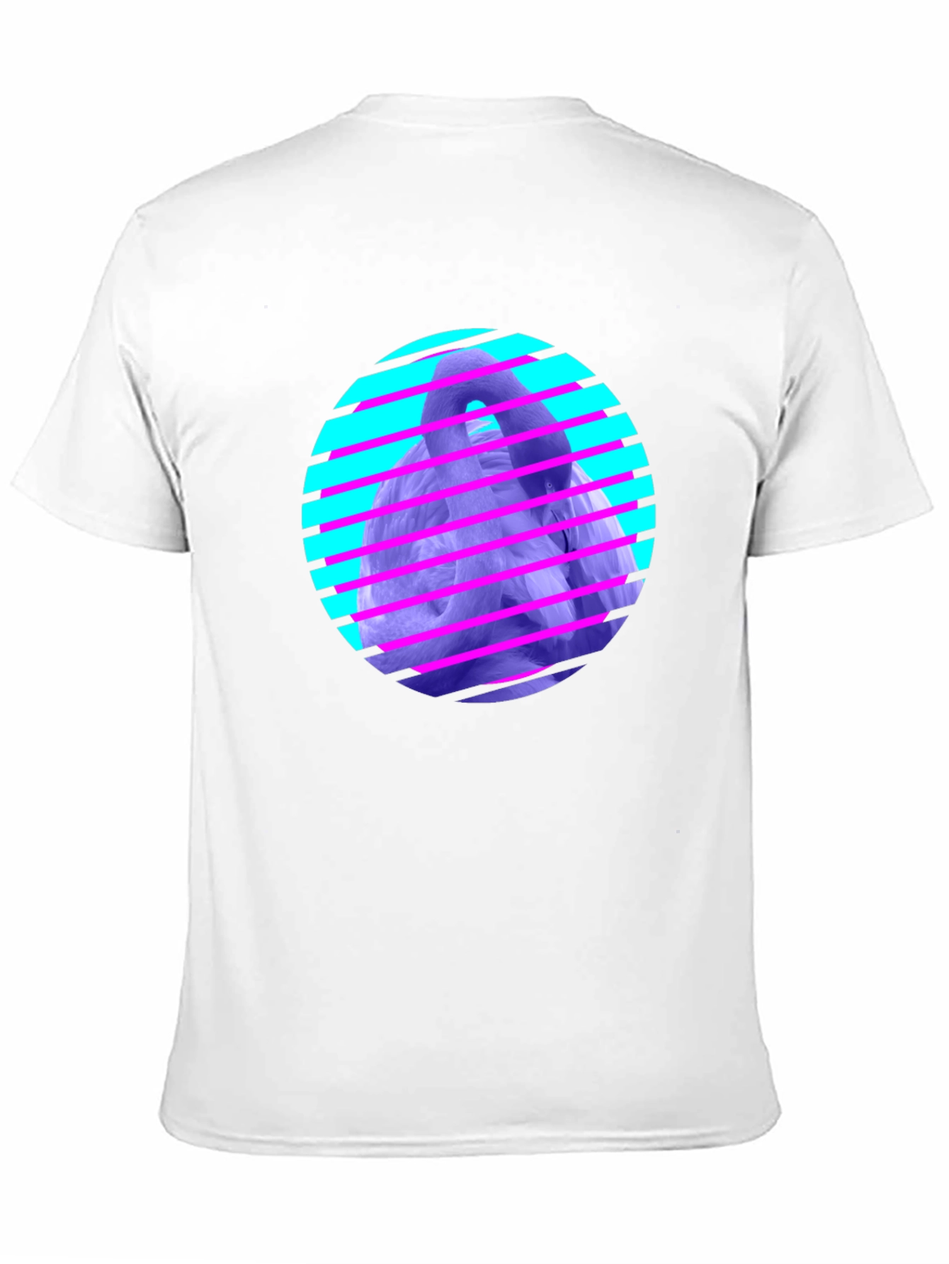 Black Retro Wave Gorilla Graphic Tee - Black Cotton view 11