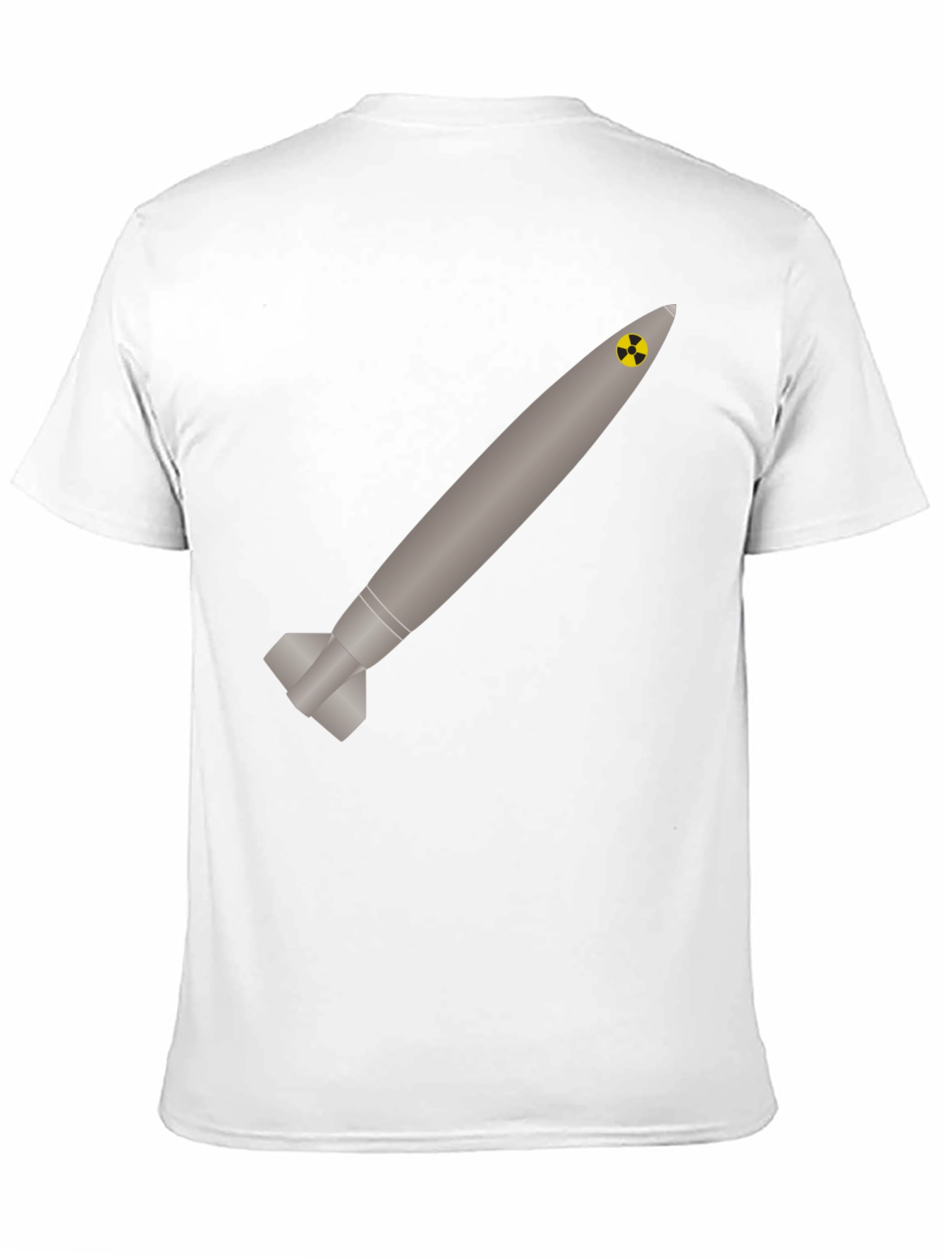 Black Nuclear Missile Graphic Tee - Black view 11