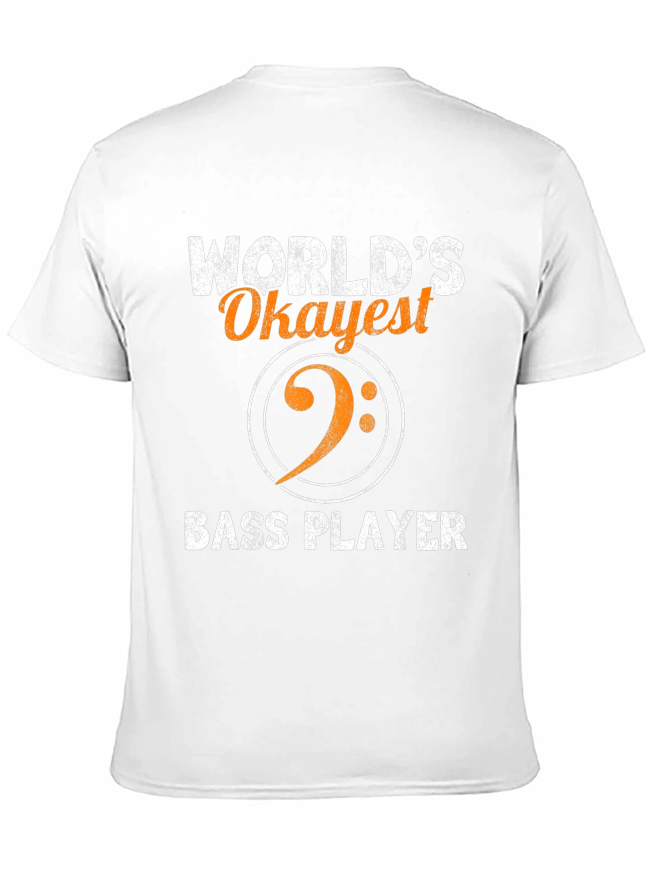 Black World's Okayest Bass Player Graphic Tee view 11