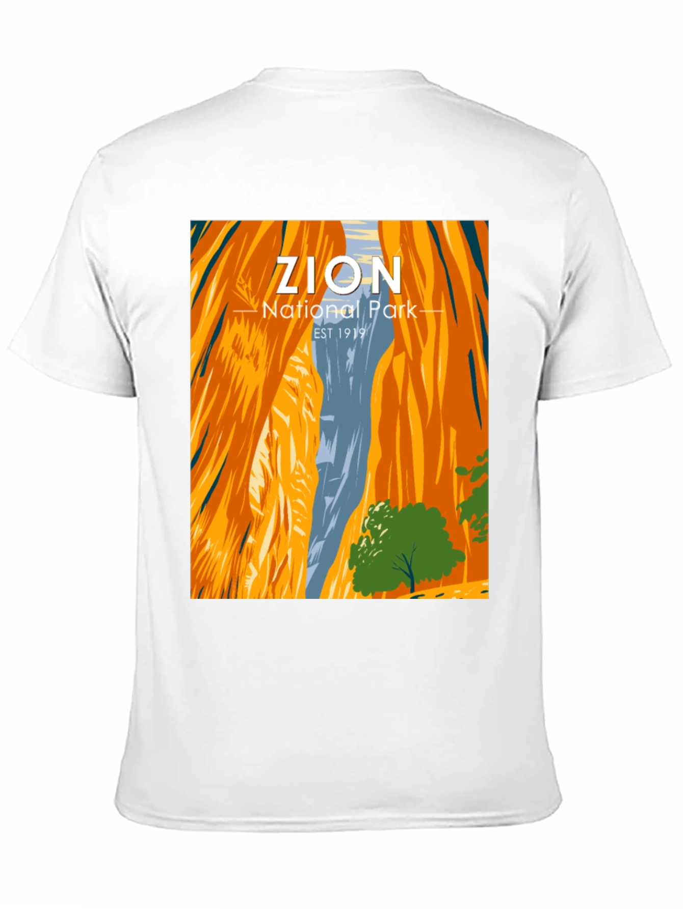 Black Zion National Park Graphic Tee view 11