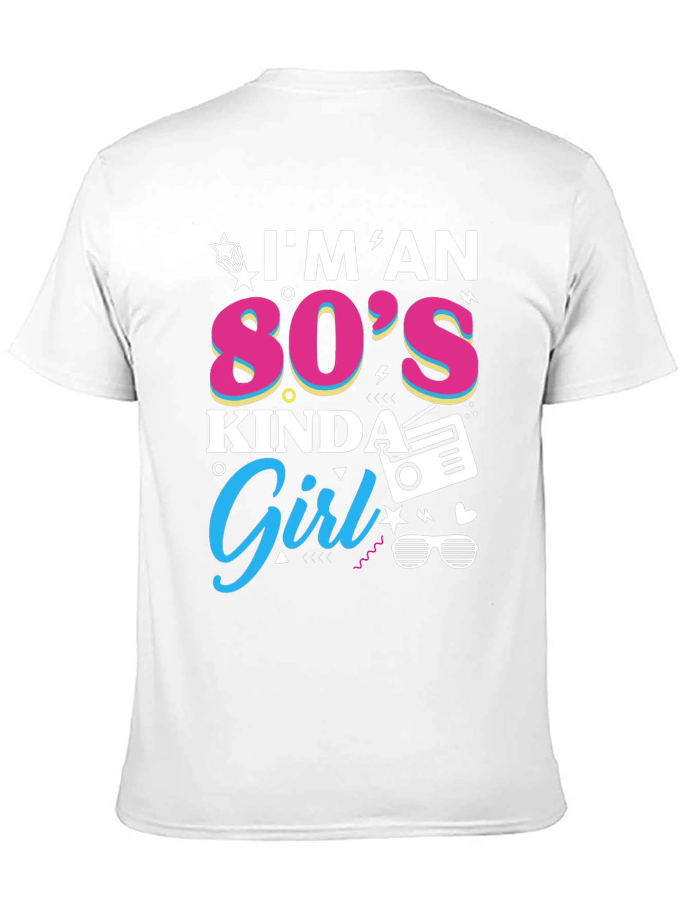 Black I'm an 80s Kinda Girl Graphic Tee view 11