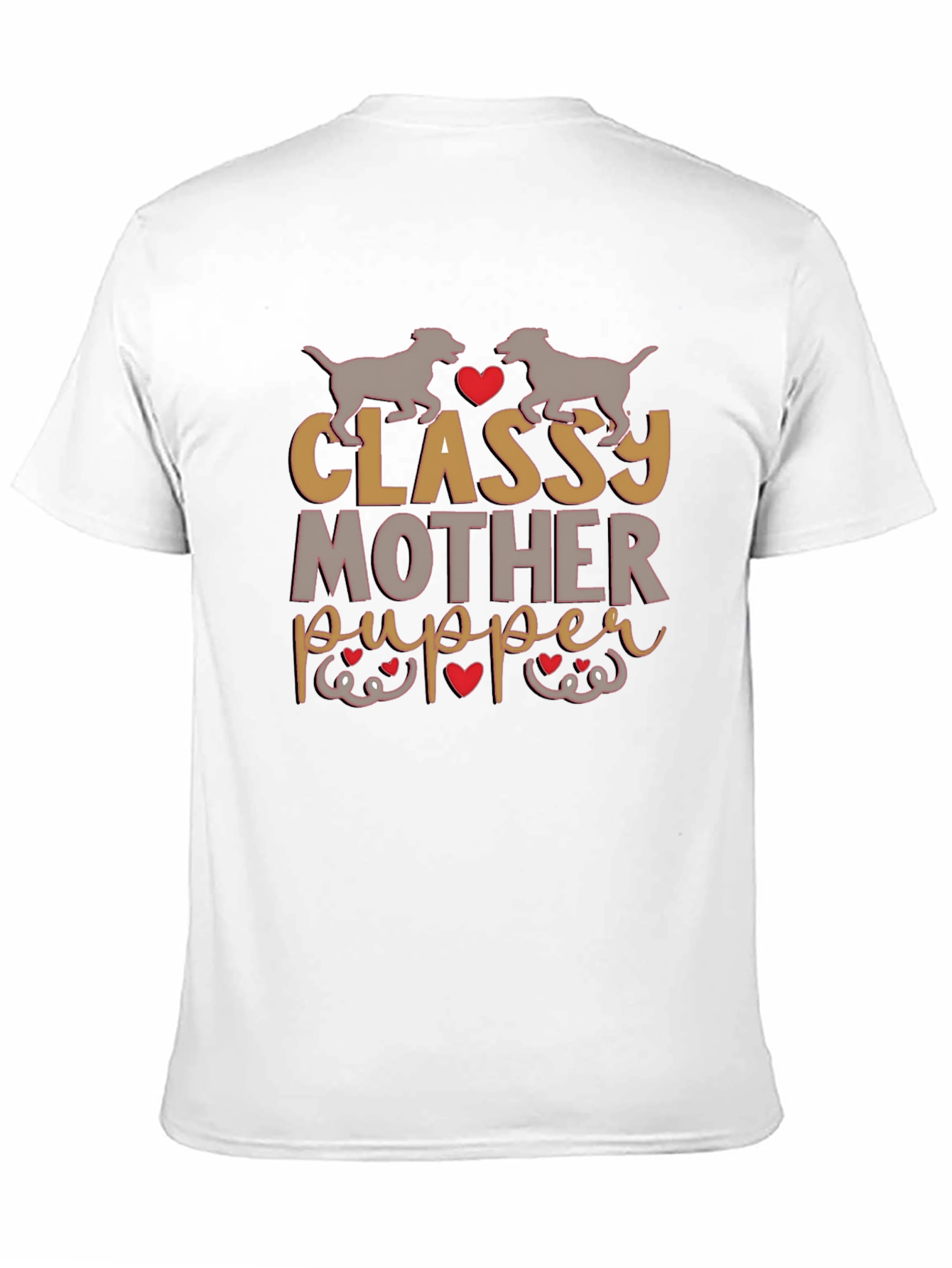 Black Classy Mother Pupper Graphic Tee view 11