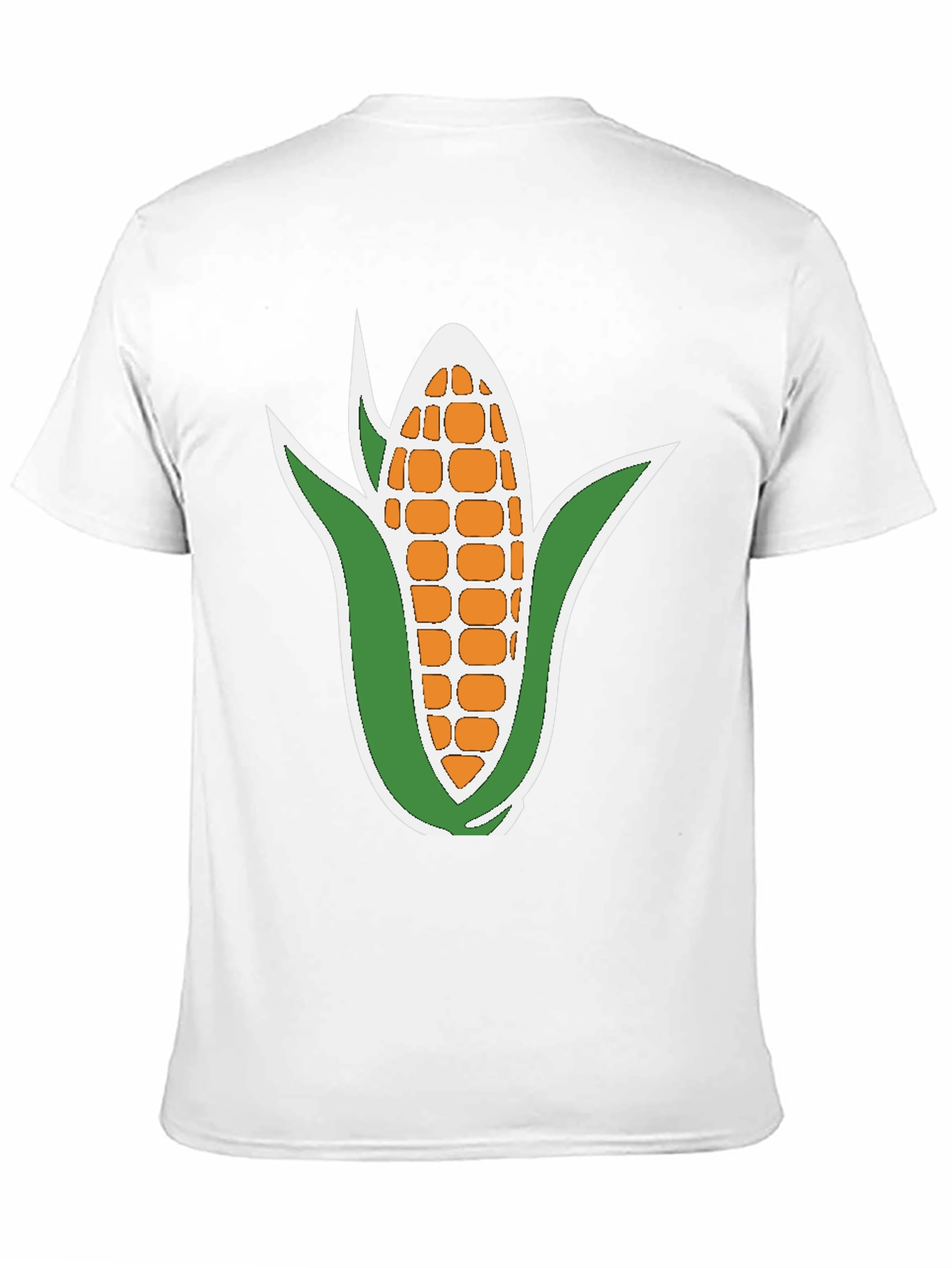 Black Corn Graphic T-Shirt - Black Casual Tee view 11