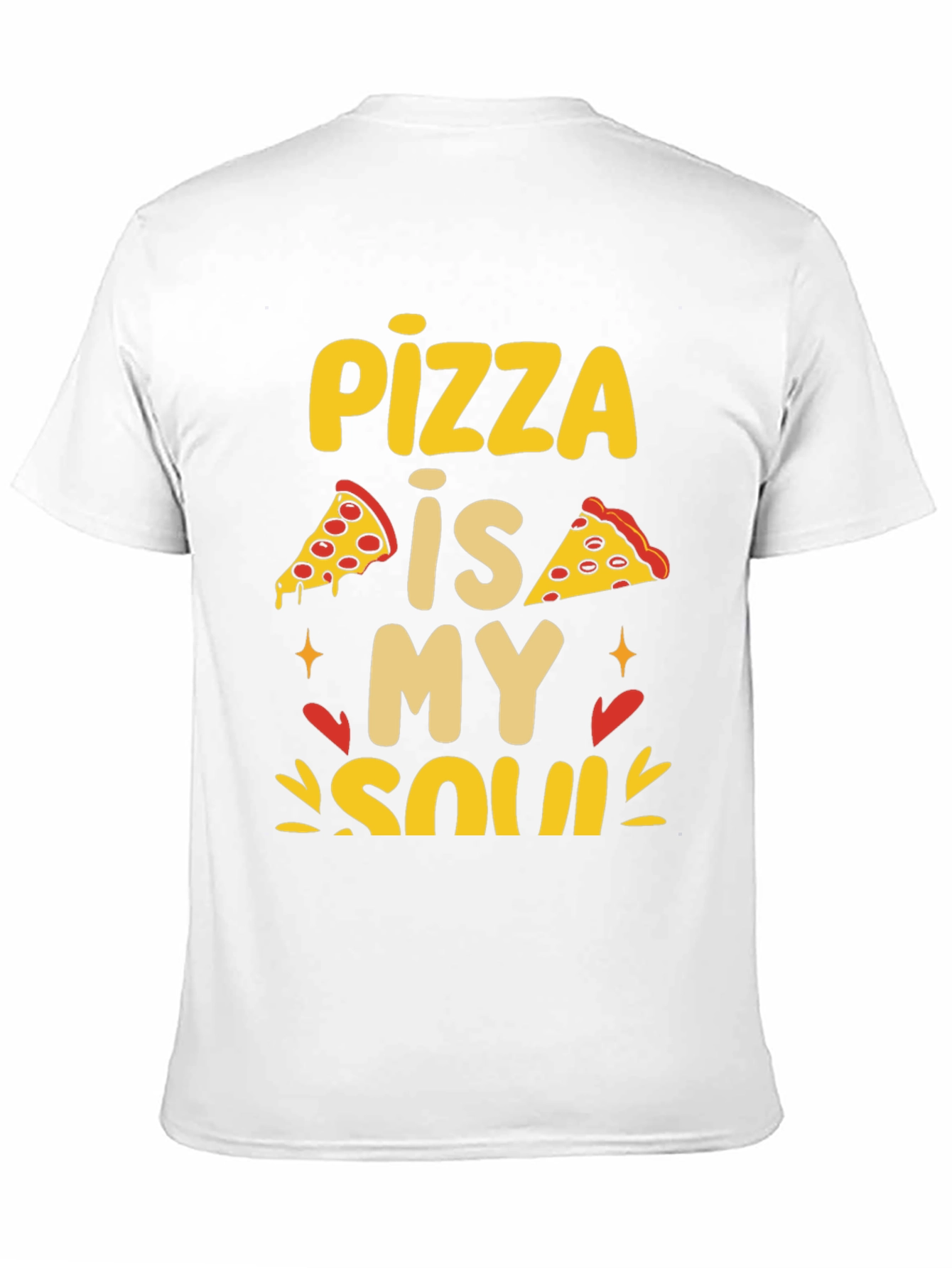 Black Pizza Is My Soul Graphic Tee - Unisex view 11