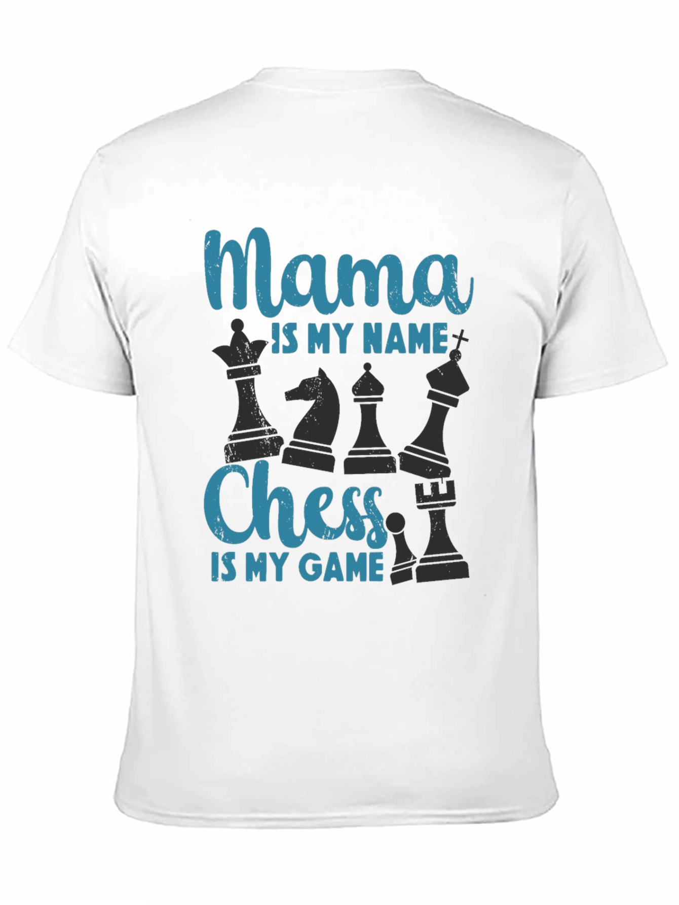 Black Mama Chess T-Shirt - Chess Lover Tee view 11